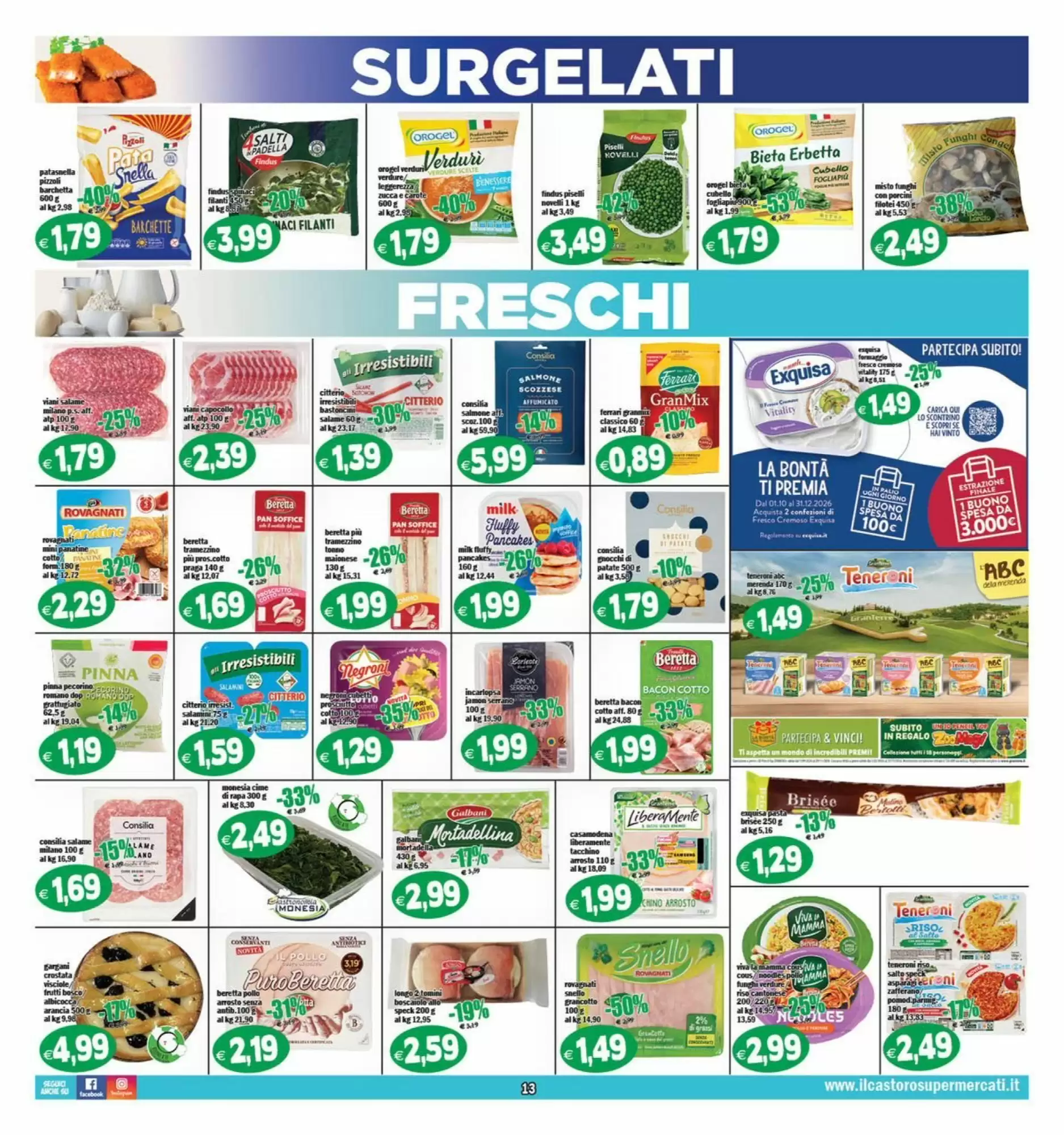 Volantino promozionale Il Castoro Supermercati  valide dal 14/10/2026 - Pagina 13.