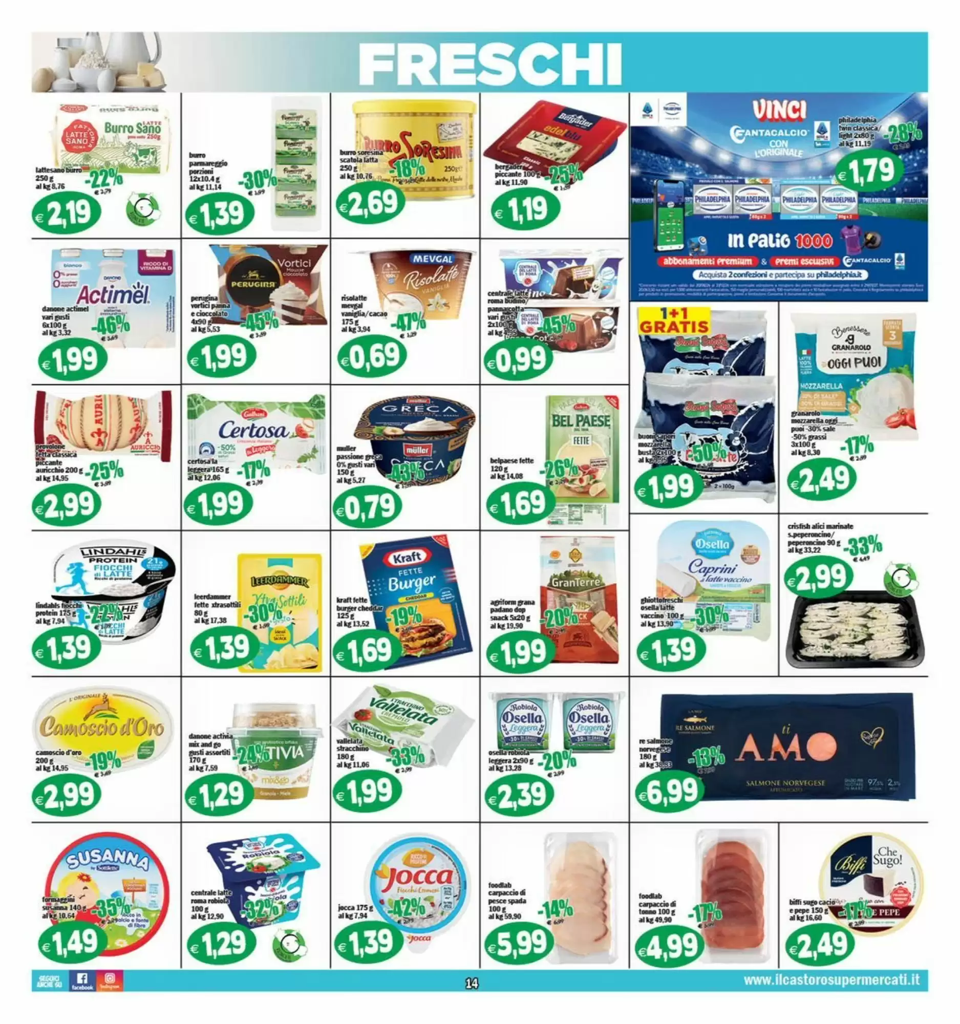 Volantino promozionale Il Castoro Supermercati  valide dal 14/10/2026 - Pagina 14.