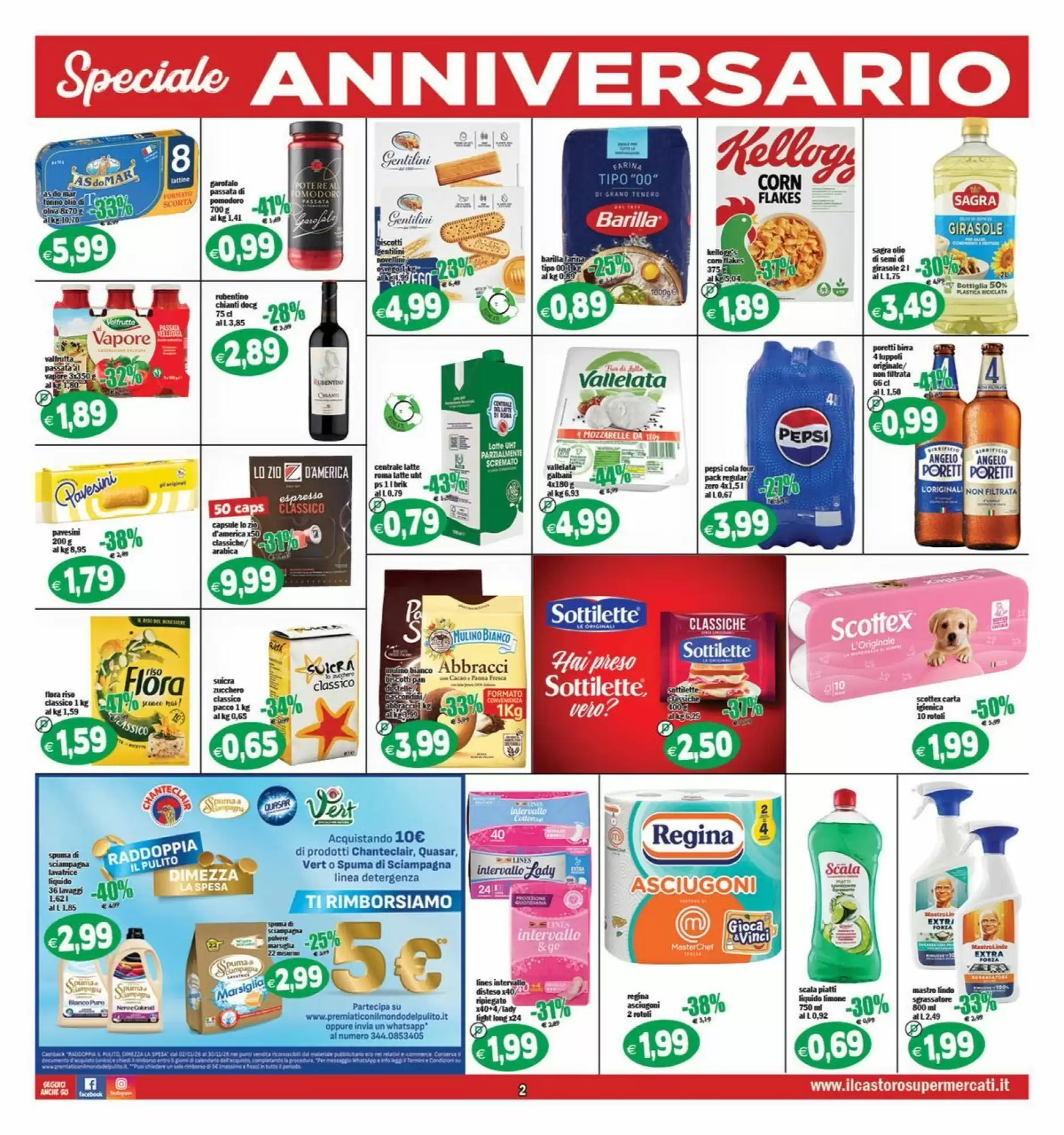 Volantino promozionale Il Castoro Supermercati  valide dal 14/10/2026 - Pagina 2.