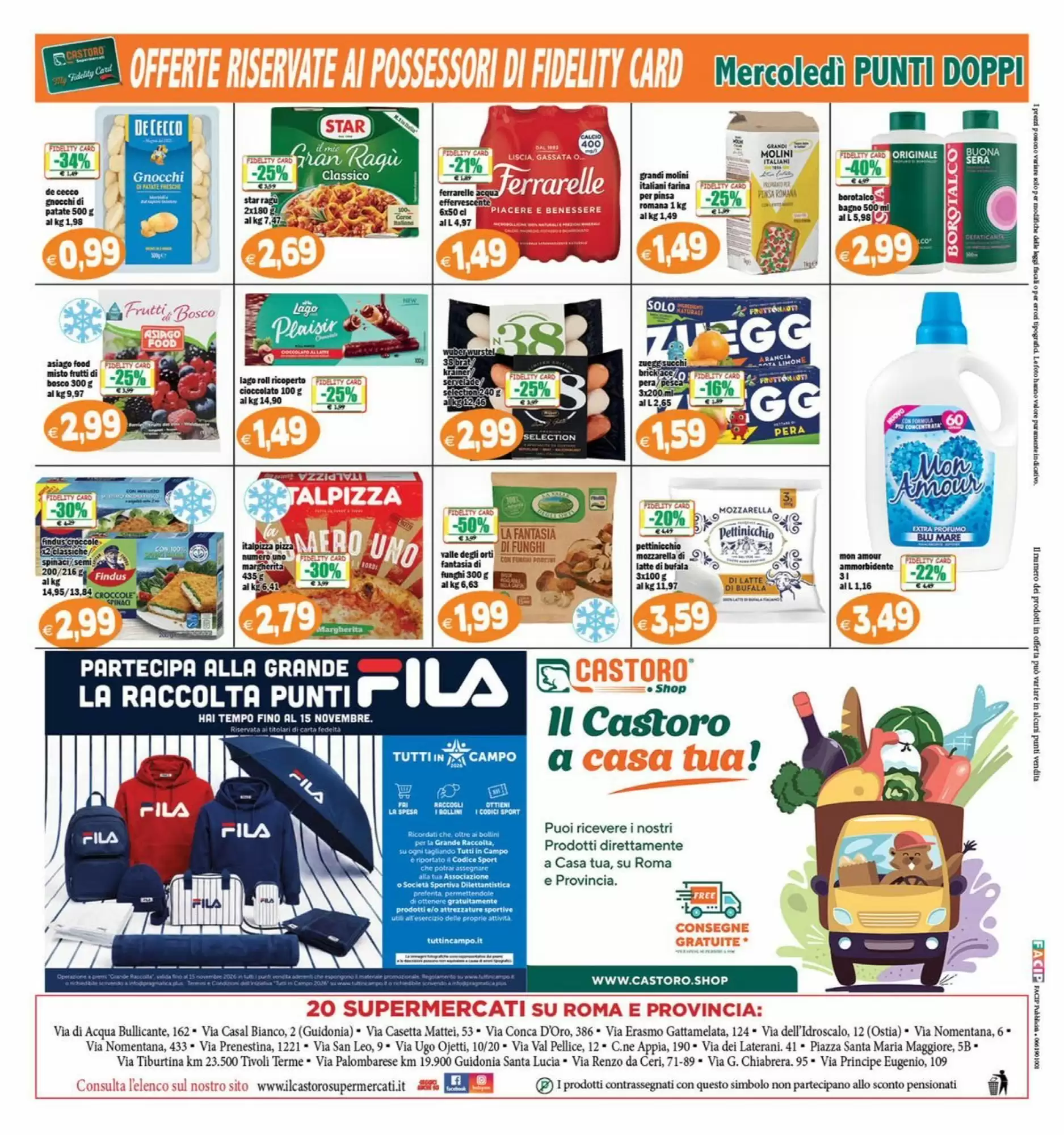 Volantino promozionale Il Castoro Supermercati  valide dal 14/10/2026 - Pagina 20.