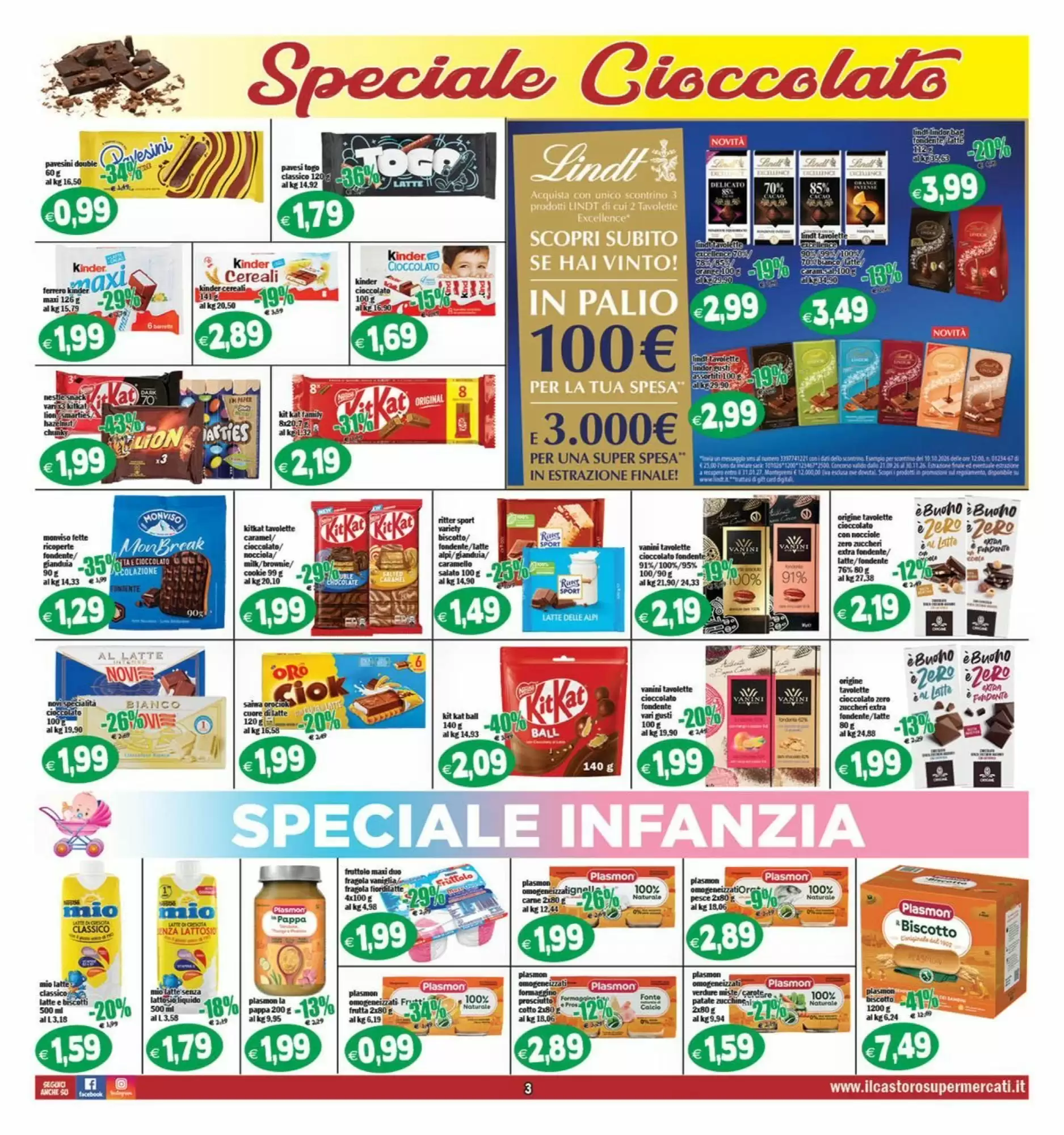 Volantino promozionale Il Castoro Supermercati  valide dal 14/10/2026 - Pagina 3.
