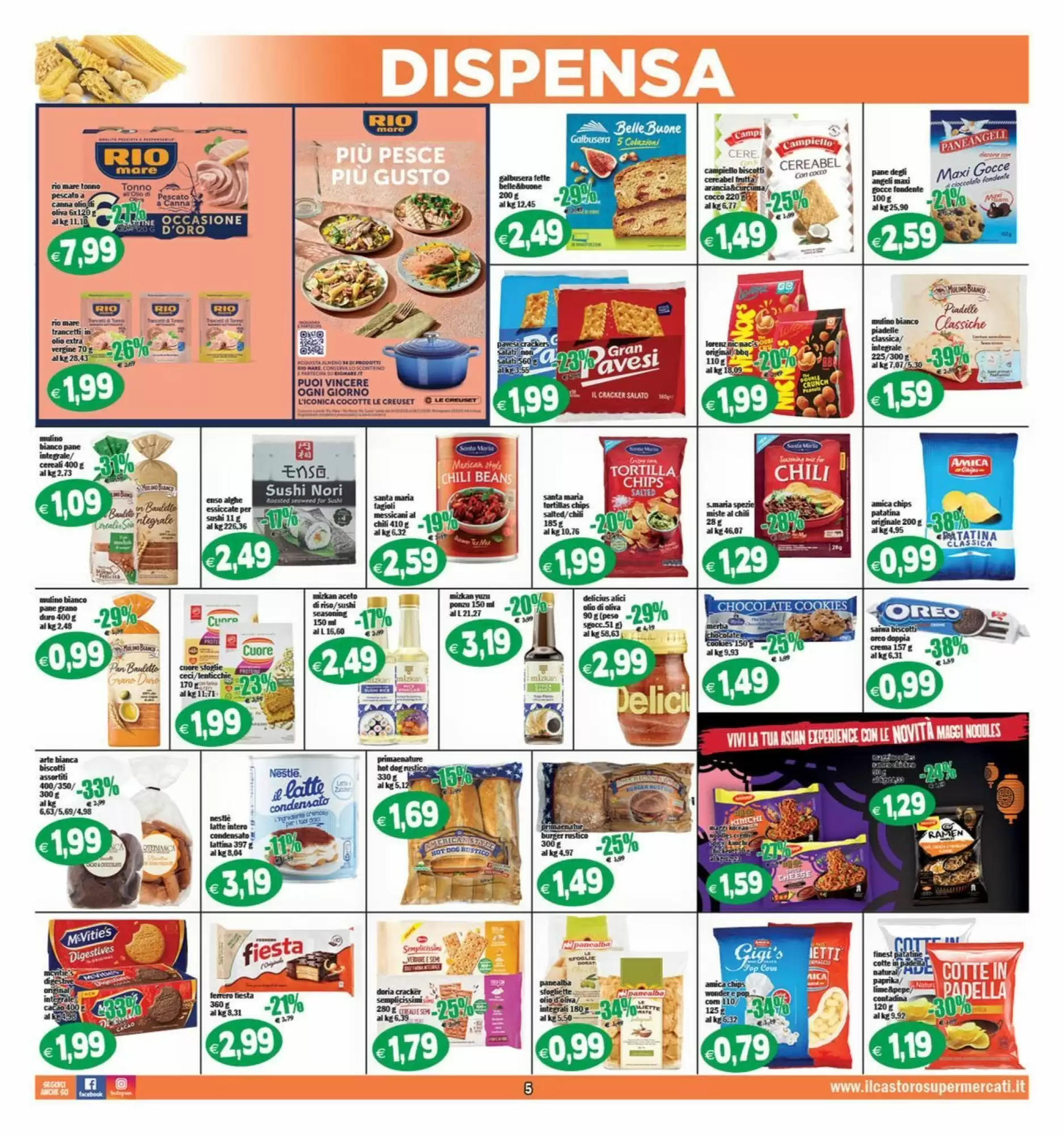 Volantino promozionale Il Castoro Supermercati  valide dal 14/10/2026 - Pagina 5.