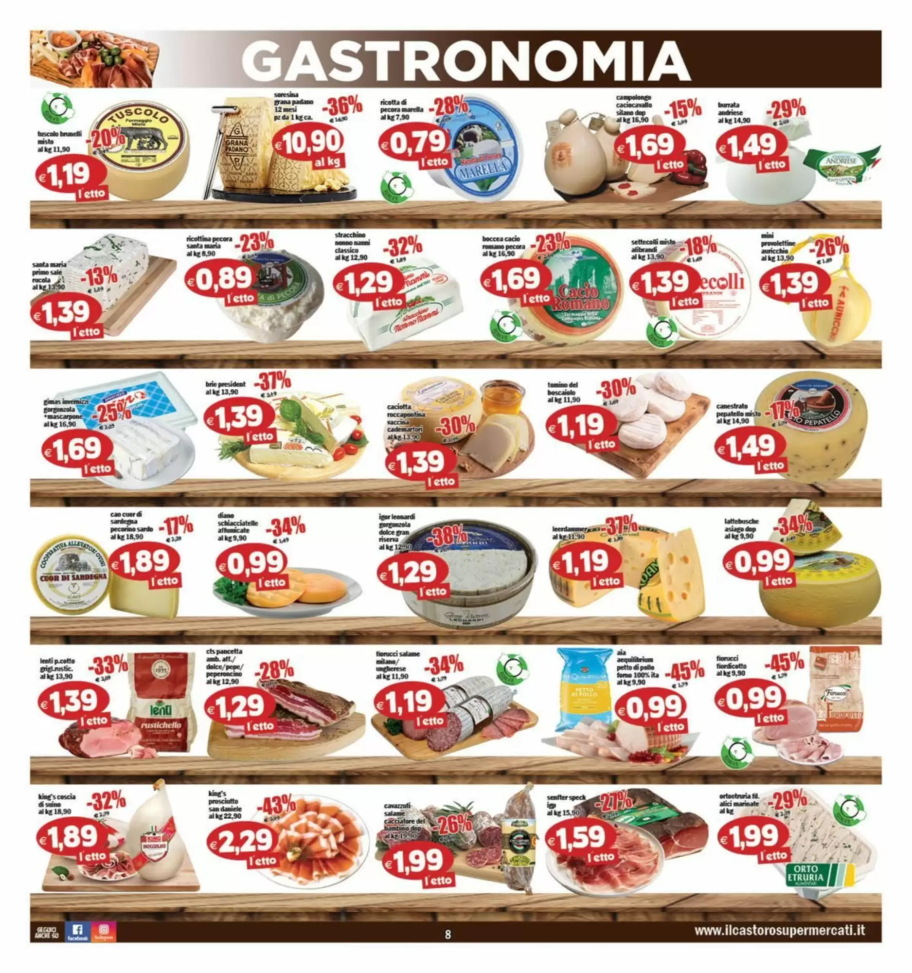 Volantino promozionale Il Castoro Supermercati  valide dal 14/10/2026 - Pagina 8.