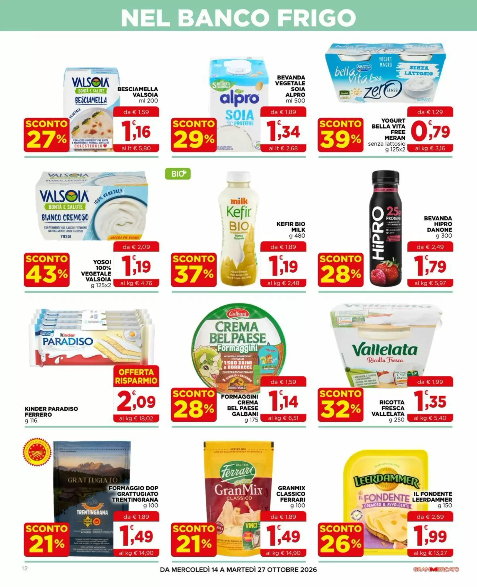 Volantino promozionale Gran mercato  valide dal 14/10/2026 - Pagina 12.