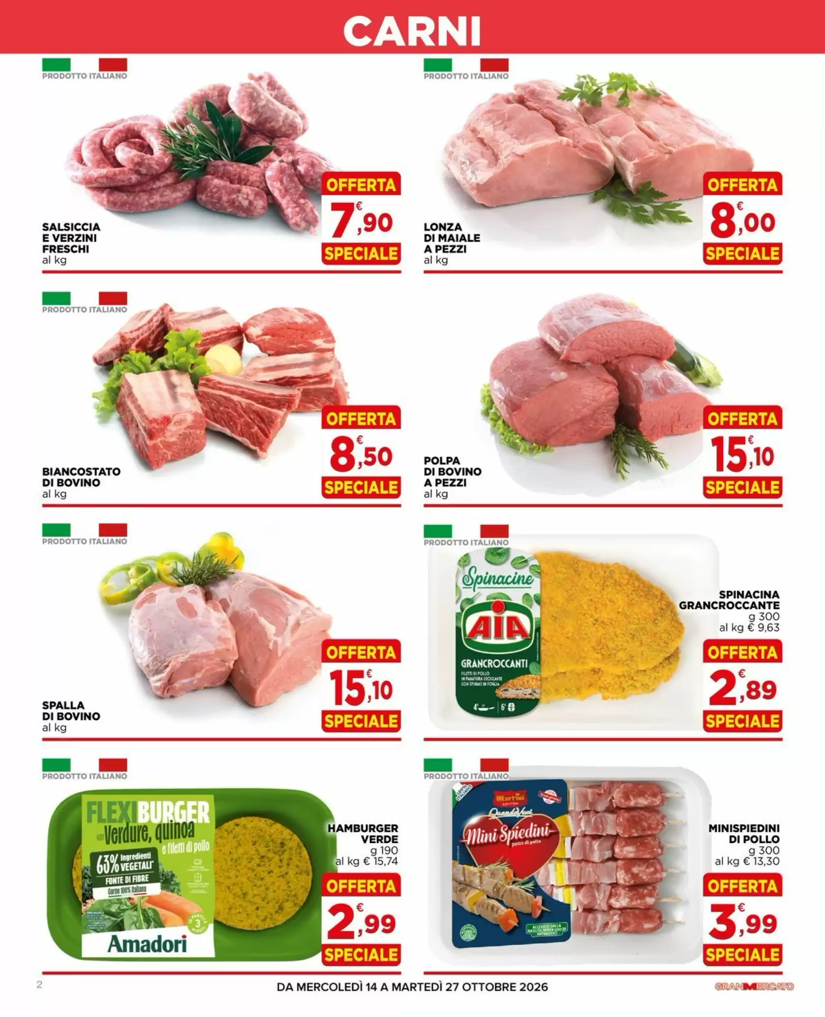 Volantino promozionale Gran mercato  valide dal 14/10/2026 - Pagina 2.