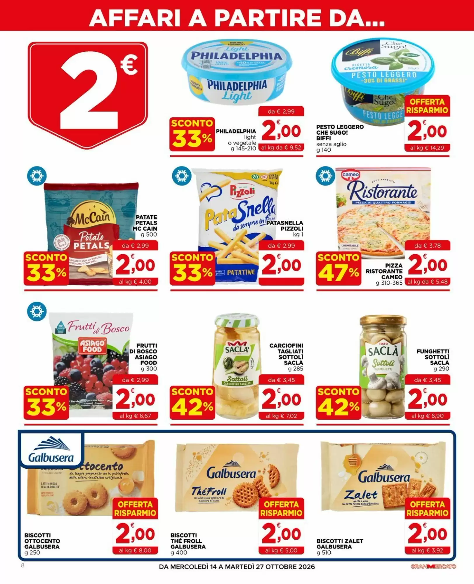 Volantino promozionale Gran mercato  valide dal 14/10/2026 - Pagina 8.