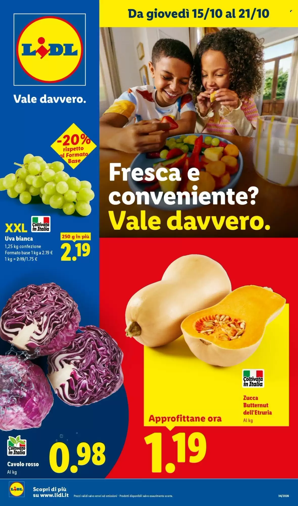 Volantino promozionale Lidl valide dal 15/10/2026 - Pagina 1.
