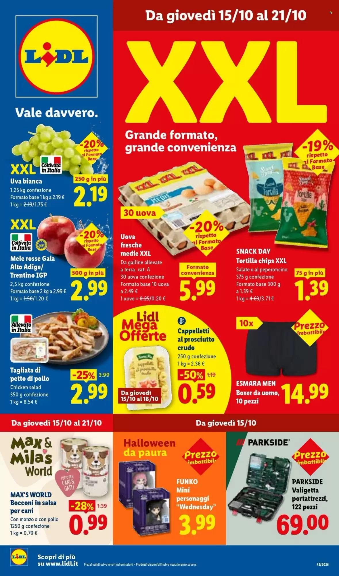 Volantino promozionale Lidl  valide dal 15/10/2026 - Pagina 1.