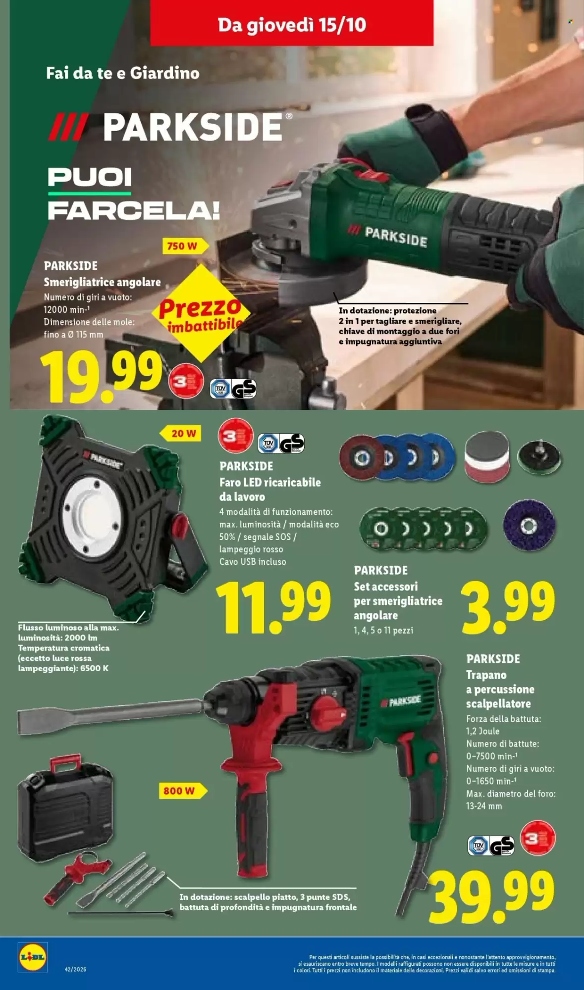 Volantino promozionale Lidl  valide dal 15/10/2026 - Pagina 32.