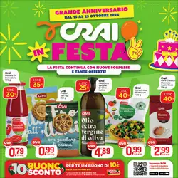 Volantino promozionale Crai  valide dal 15/10/2026