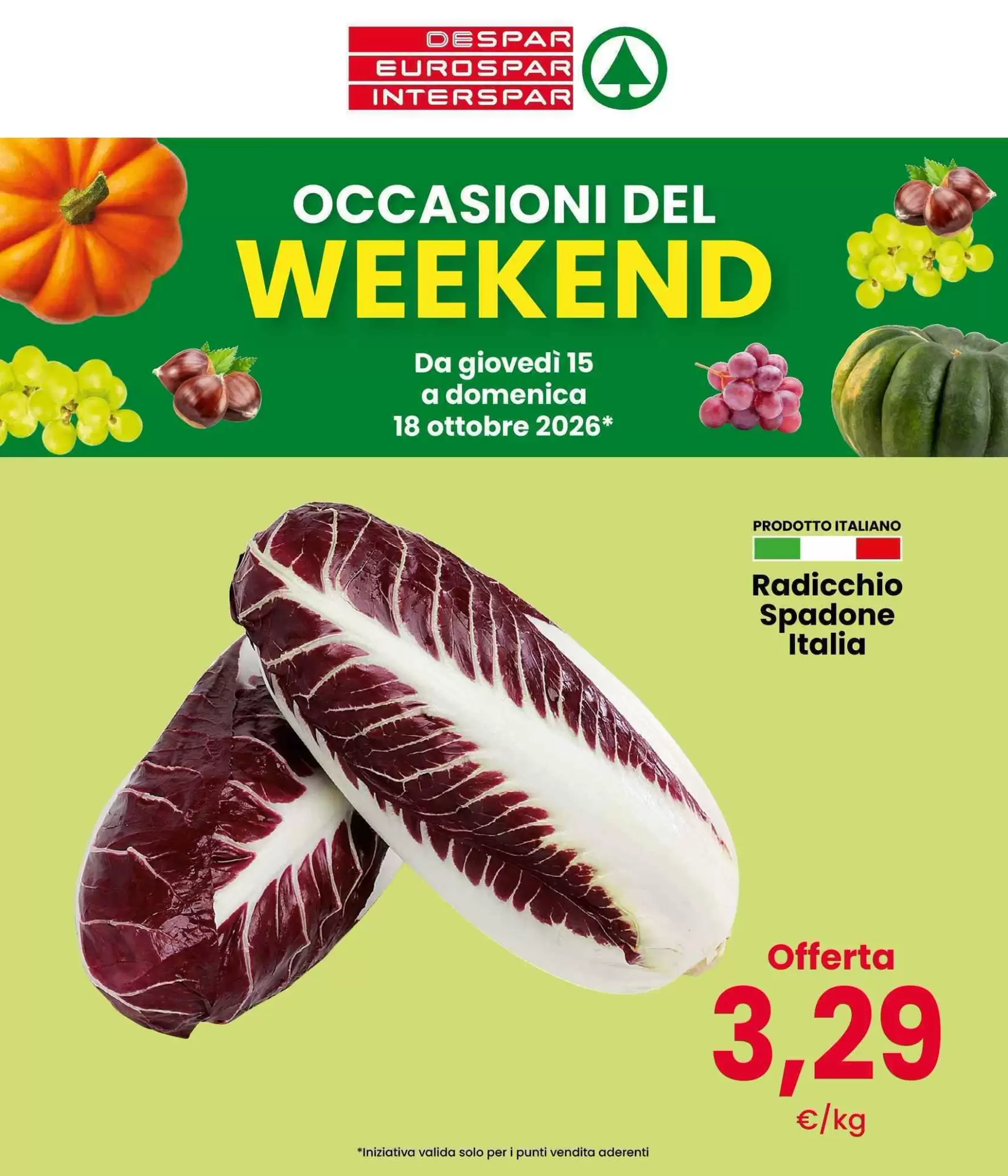 Volantino promozionale Interspar  valide dal 15/10/2026 - Pagina 1.