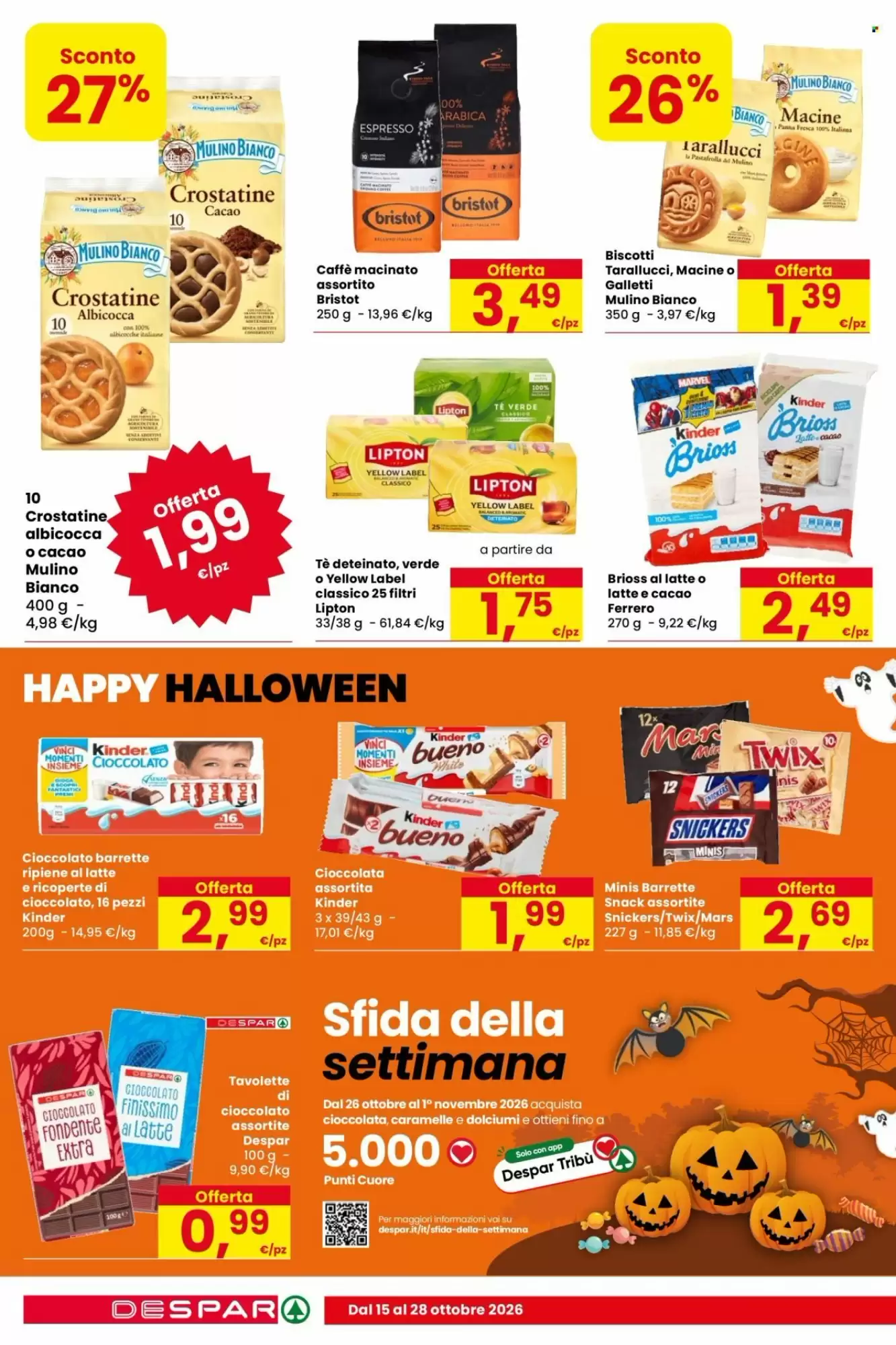 Volantino promozionale Despar  valide dal 15/10/2026 - Pagina 14.
