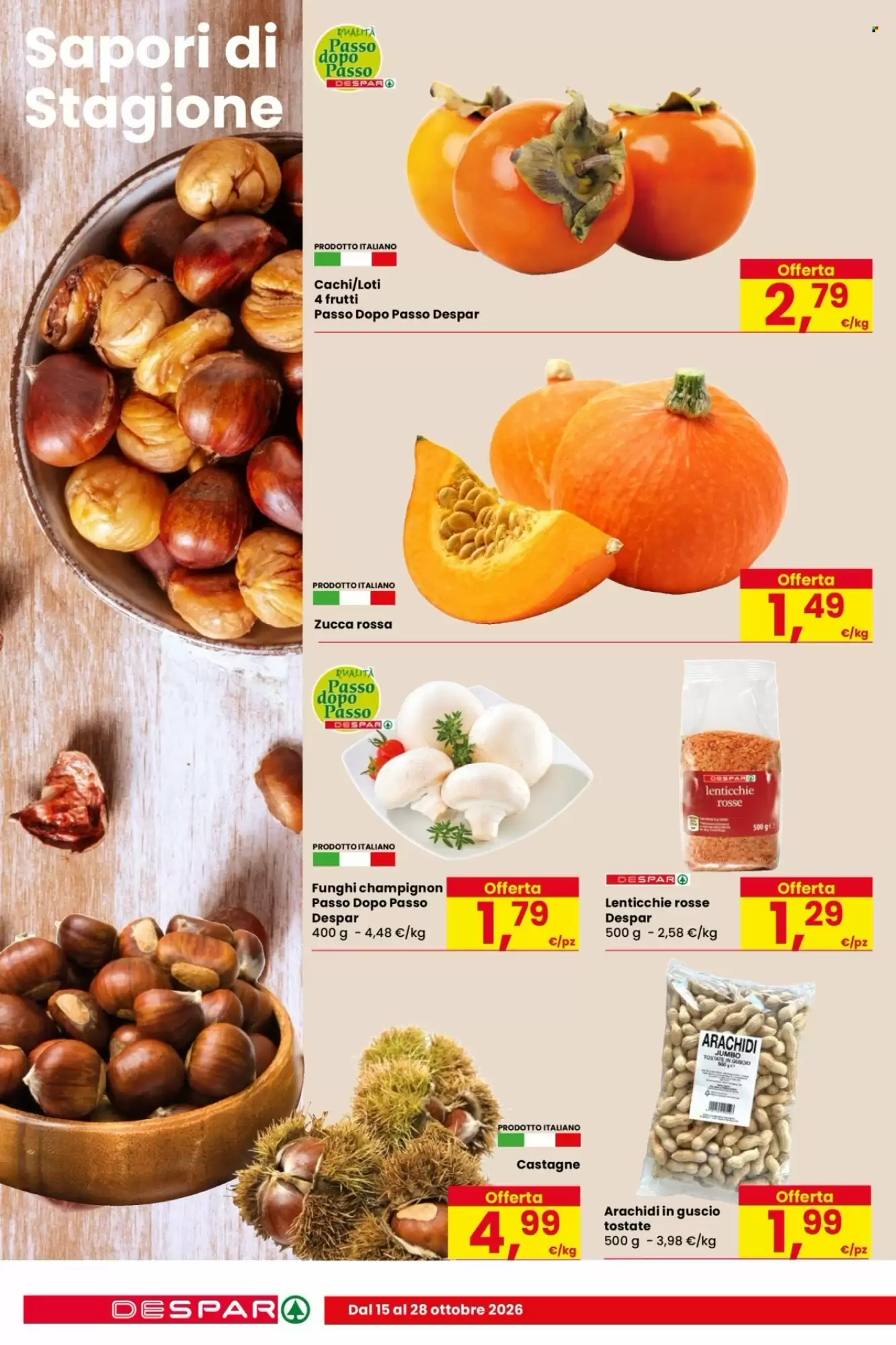 Volantino promozionale Despar  valide dal 15/10/2026 - Pagina 4.