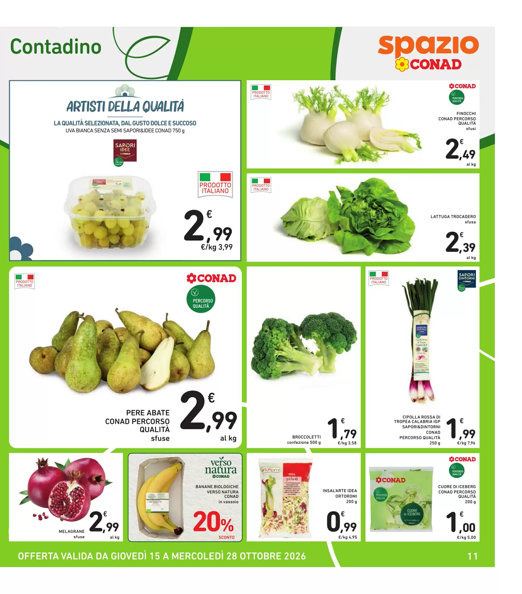 Volantino promozionale Spazio Conad  valide dal 15/10/2026 - Pagina 11.