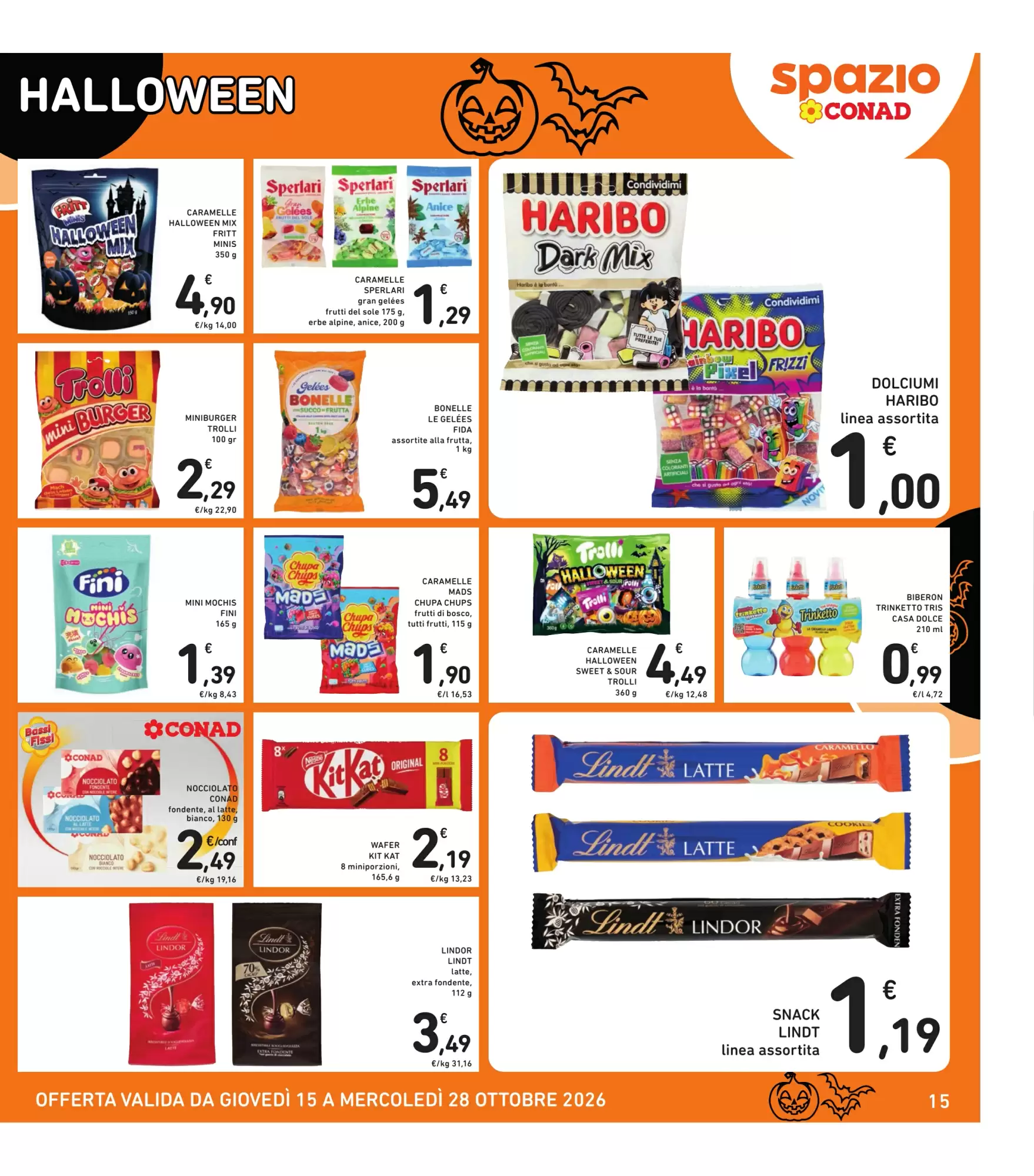 Volantino promozionale Spazio Conad  valide dal 15/10/2026 - Pagina 15.