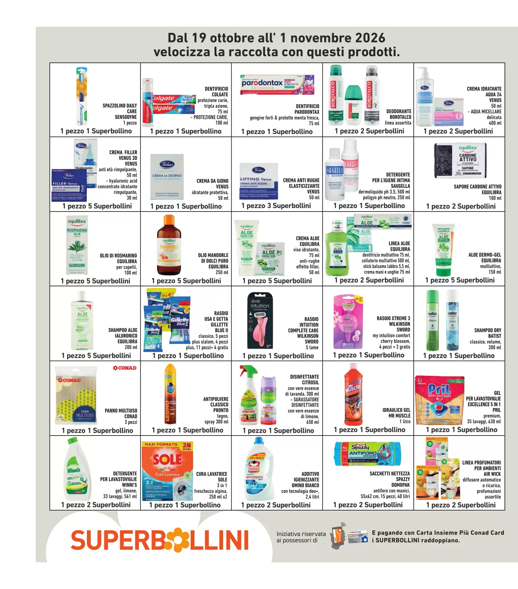 Volantino promozionale Spazio Conad  valide dal 15/10/2026 - Pagina 26.
