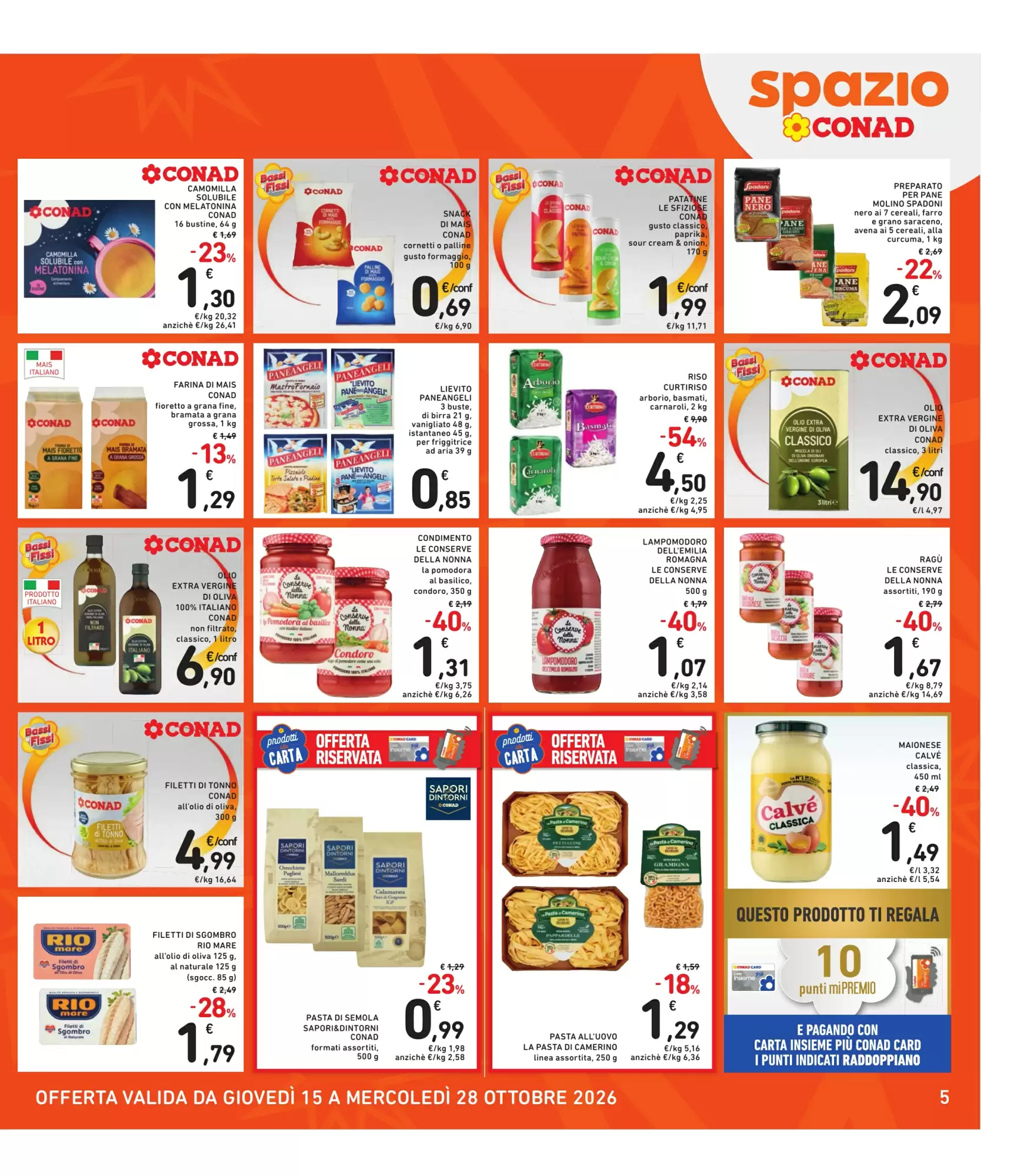 Volantino promozionale Spazio Conad  valide dal 15/10/2026 - Pagina 5.