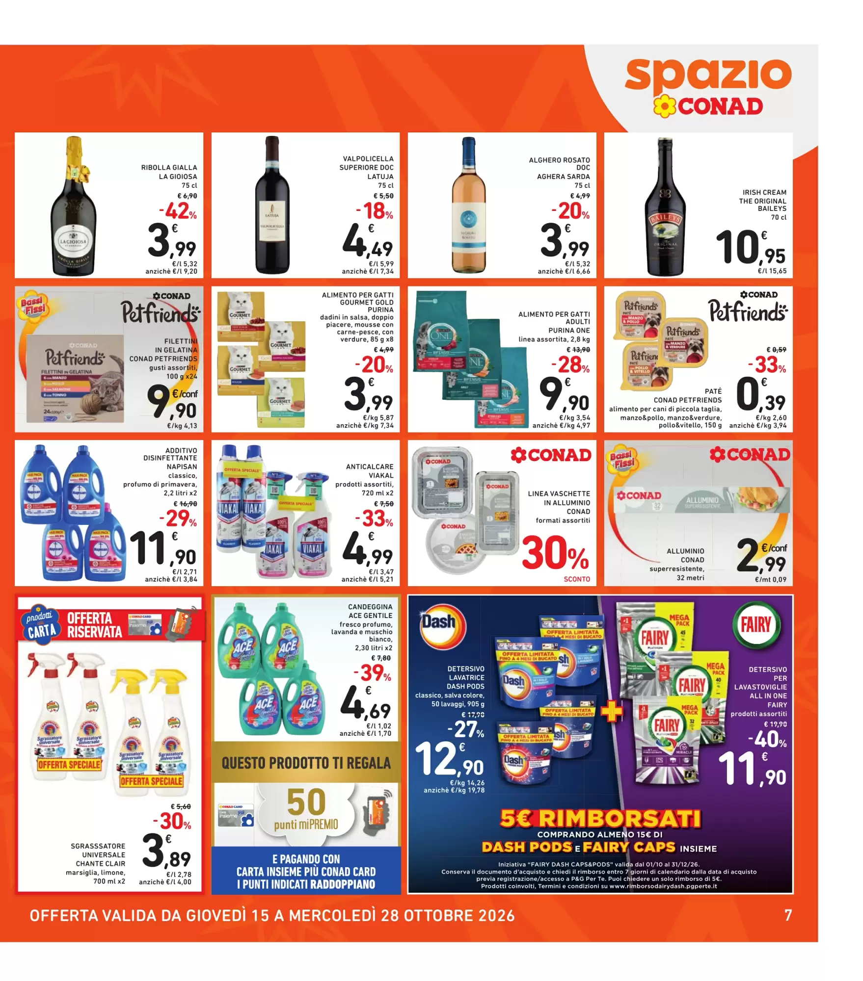 Volantino promozionale Spazio Conad  valide dal 15/10/2026 - Pagina 7.