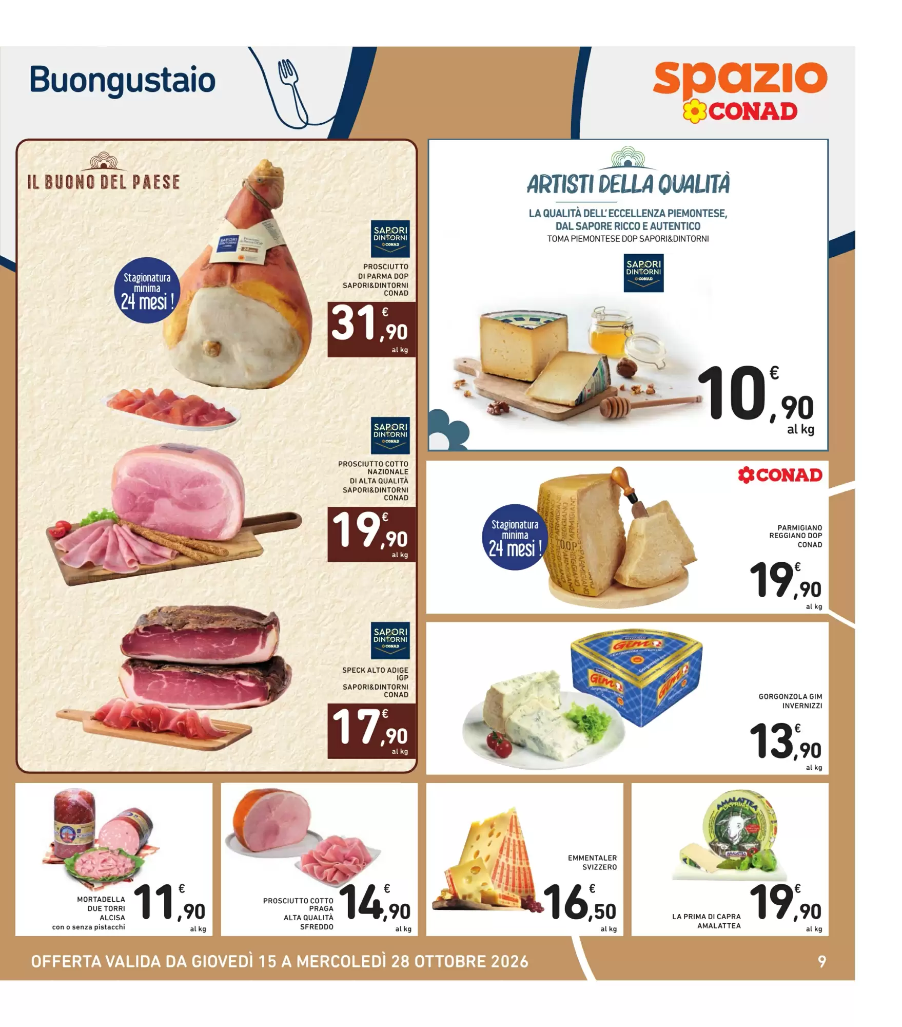 Volantino promozionale Spazio Conad  valide dal 15/10/2026 - Pagina 9.