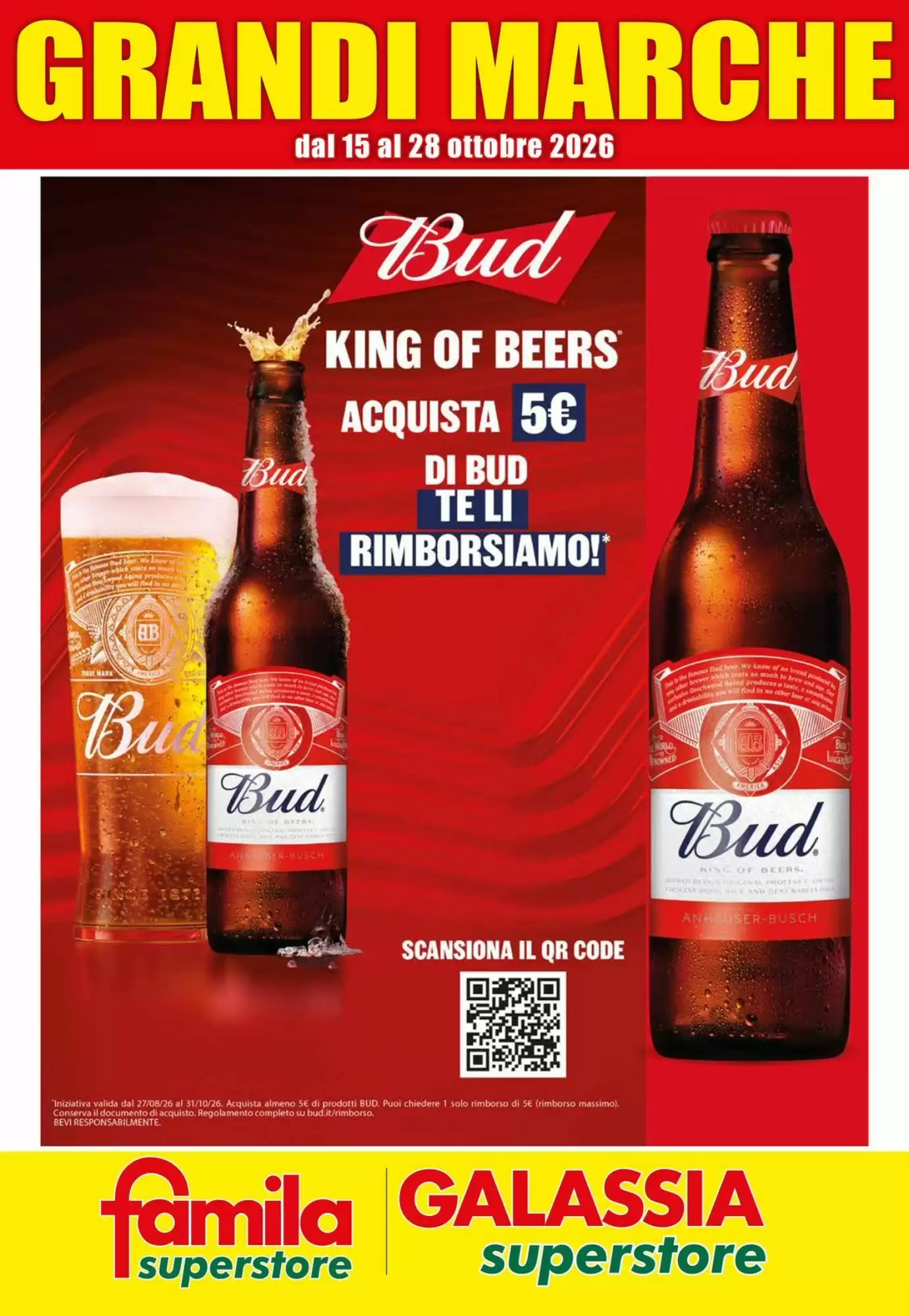Volantino promozionale Famila Superstore  valide dal 15/10/2026 - Pagina 1.