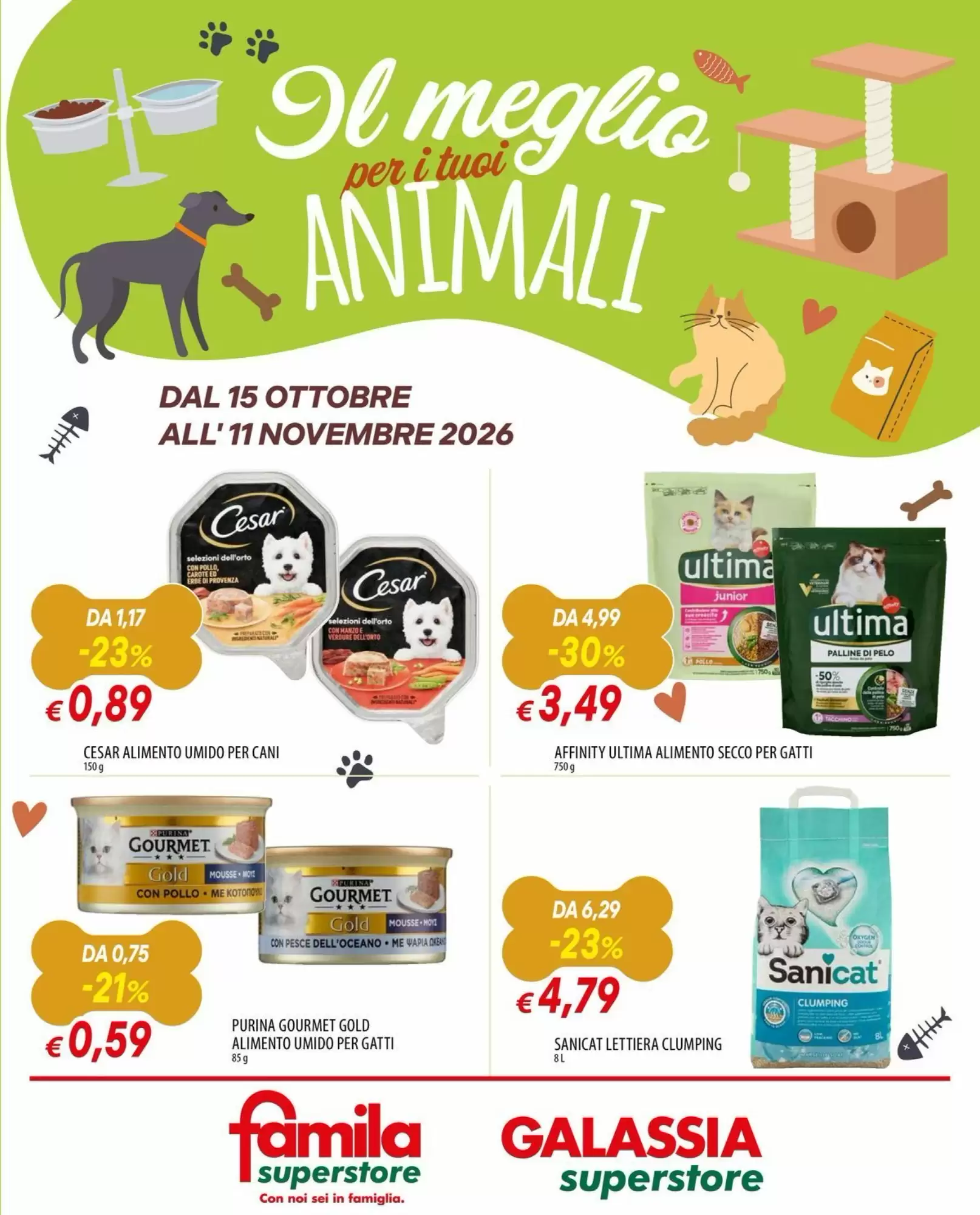 Volantino promozionale Galassia  valide dal 15/10/2026 - Pagina 1.