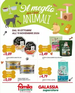 Volantino promozionale Galassia  valide dal 15/10/2026