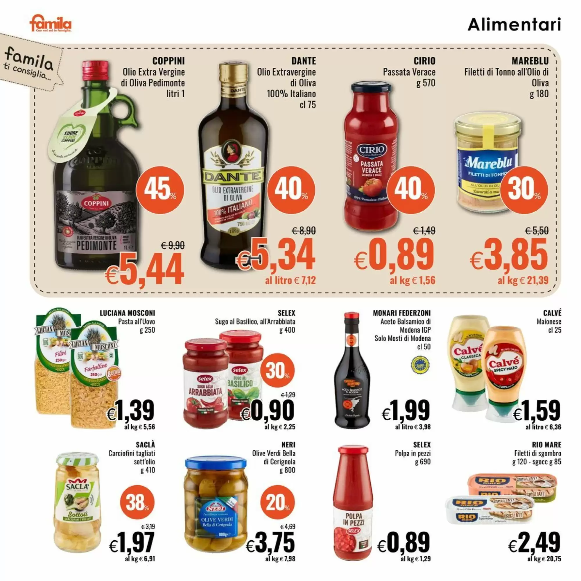 Volantino promozionale Famila  valide dal 15/10/2026 - Pagina 14.