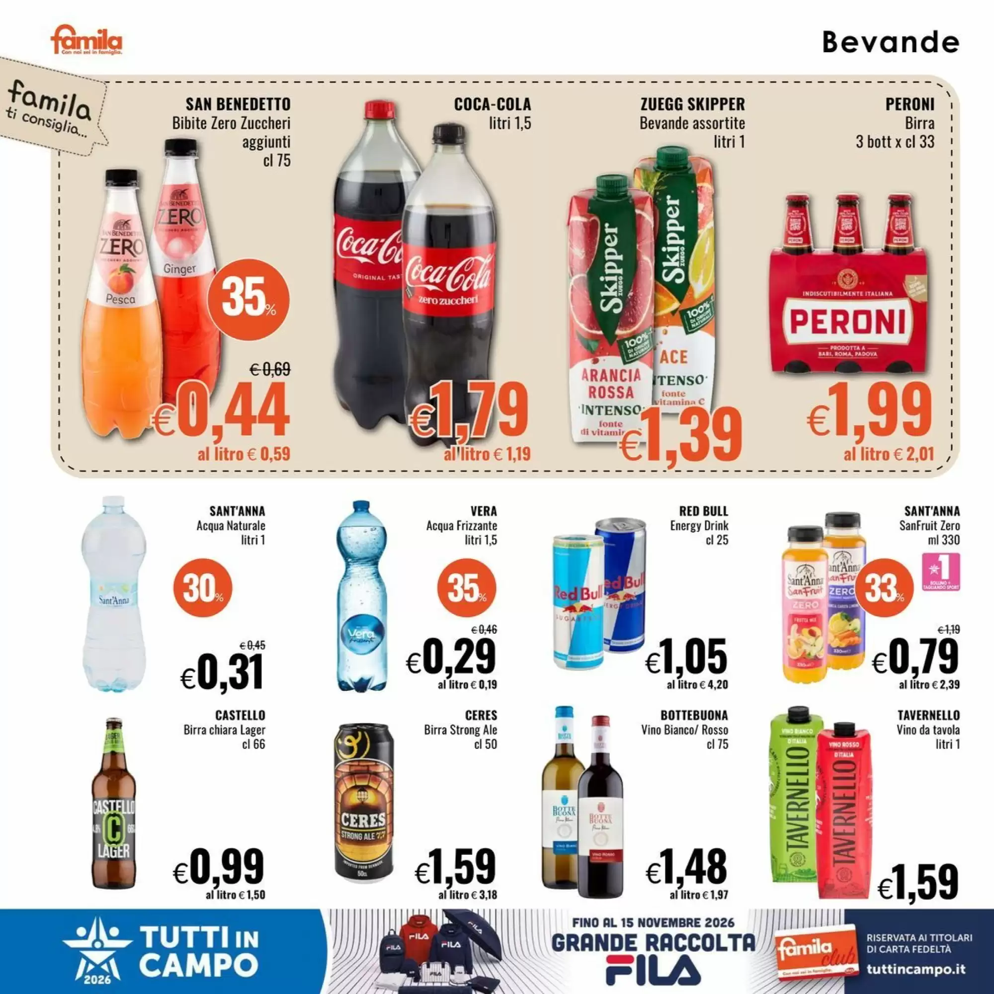 Volantino promozionale Famila  valide dal 15/10/2026 - Pagina 16.