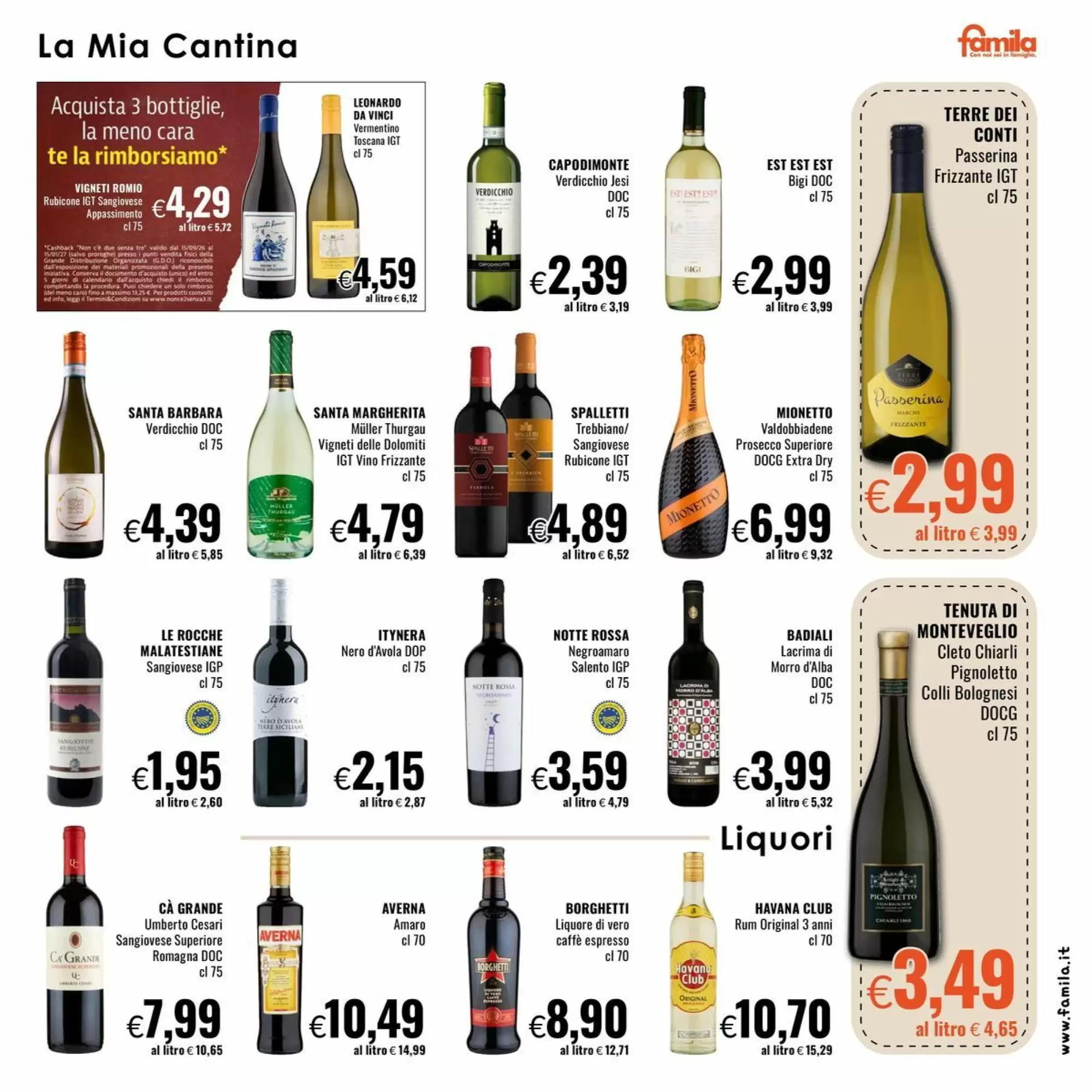 Volantino promozionale Famila  valide dal 15/10/2026 - Pagina 17.