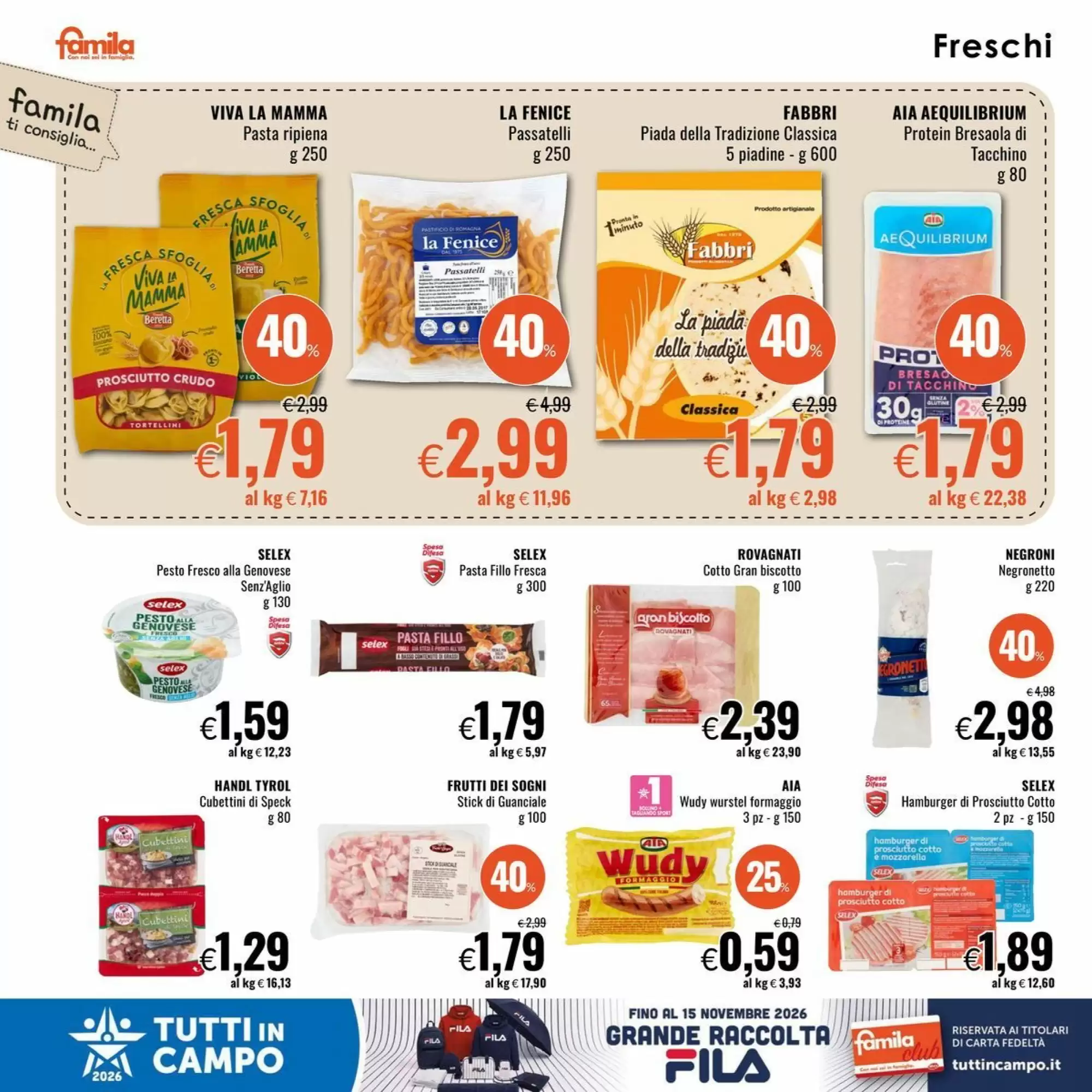 Volantino promozionale Famila  valide dal 15/10/2026 - Pagina 8.