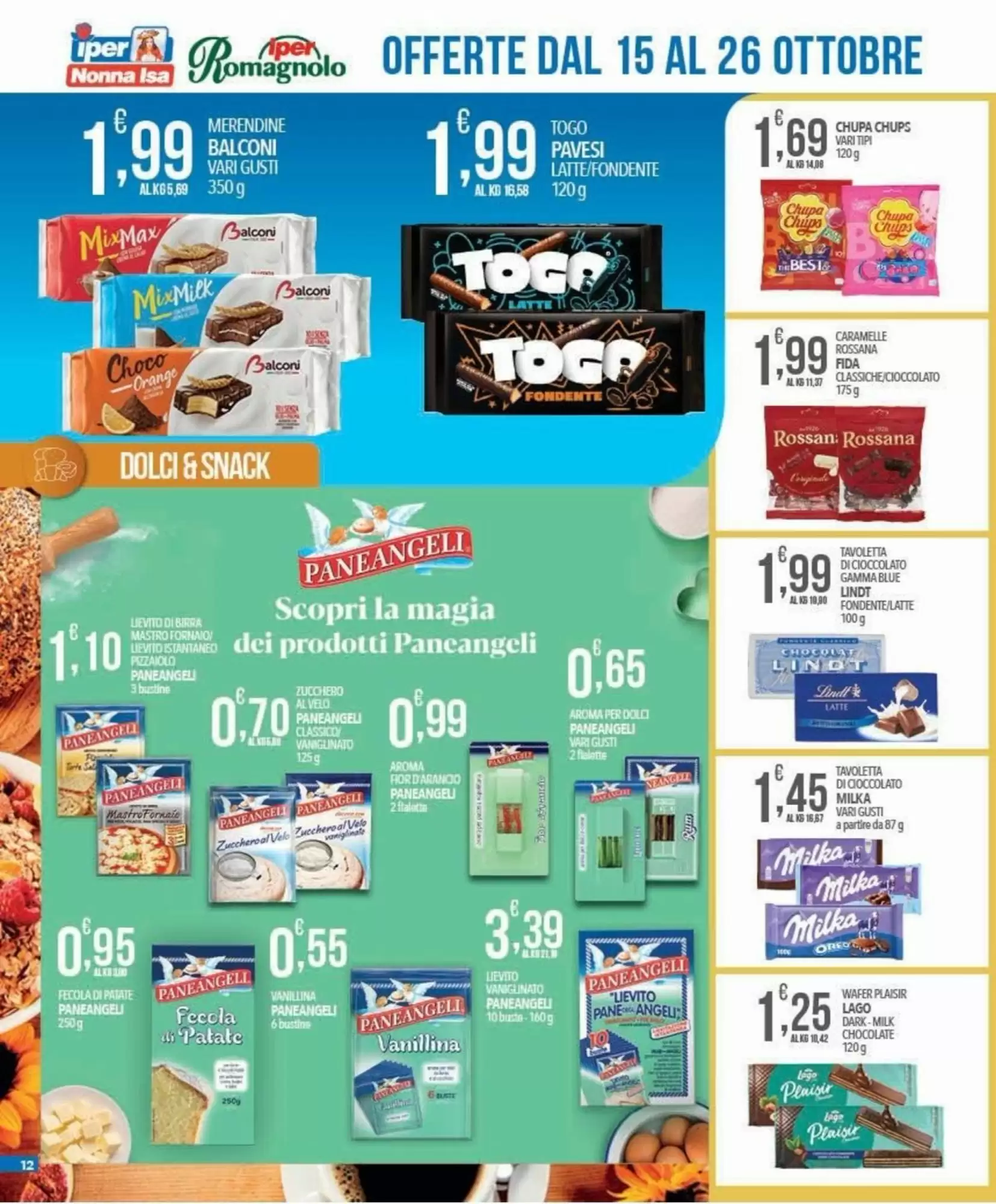 Volantino promozionale Iper Nonna Isa  valide dal 15/10/2026 - Pagina 12.