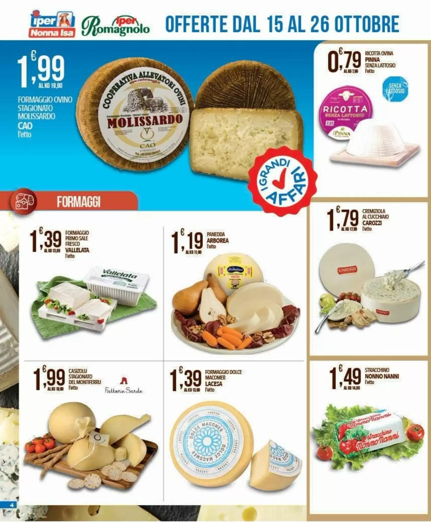 Volantino promozionale Iper Nonna Isa  valide dal 15/10/2026 - Pagina 4.