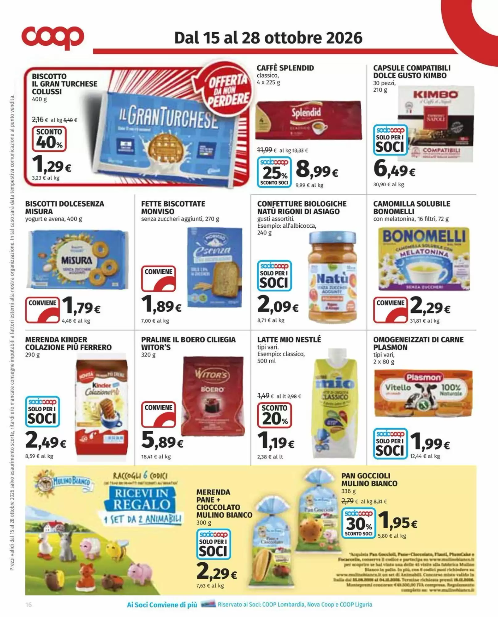 Volantino promozionale Coop Superstore  valide dal 15/10/2026 - Pagina 16.