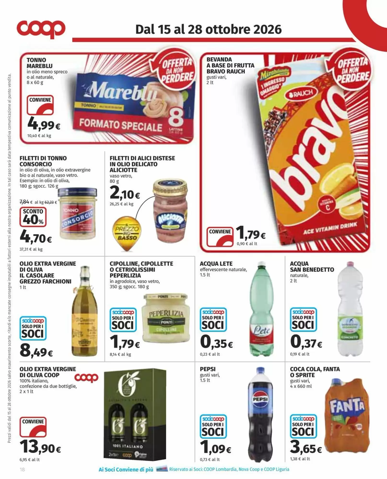 Volantino promozionale Coop Superstore  valide dal 15/10/2026 - Pagina 18.