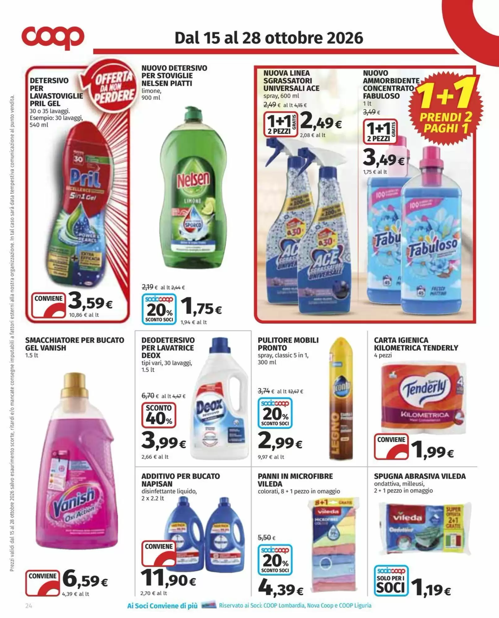 Volantino promozionale Coop Superstore  valide dal 15/10/2026 - Pagina 24.