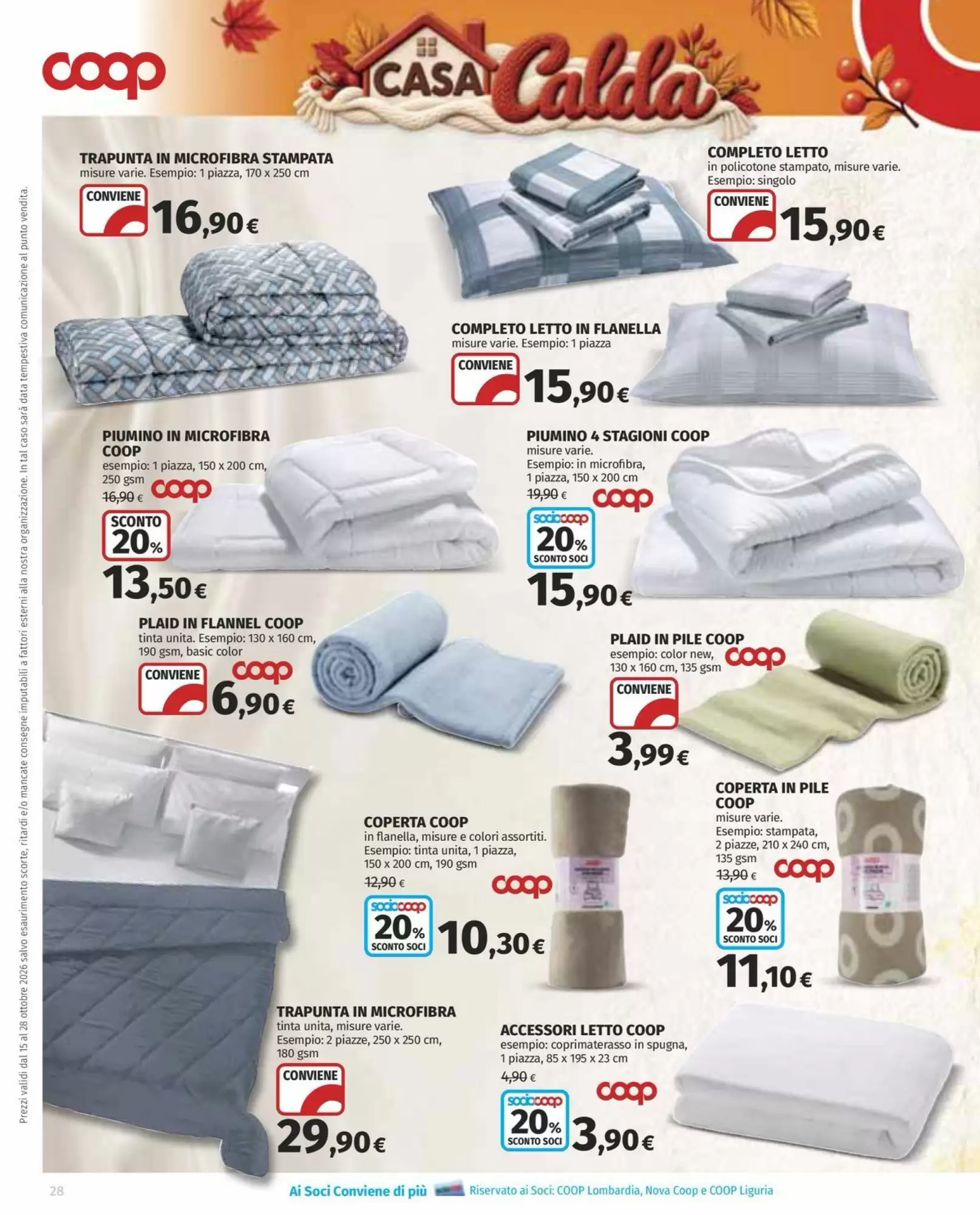 Volantino promozionale Coop Superstore  valide dal 15/10/2026 - Pagina 28.