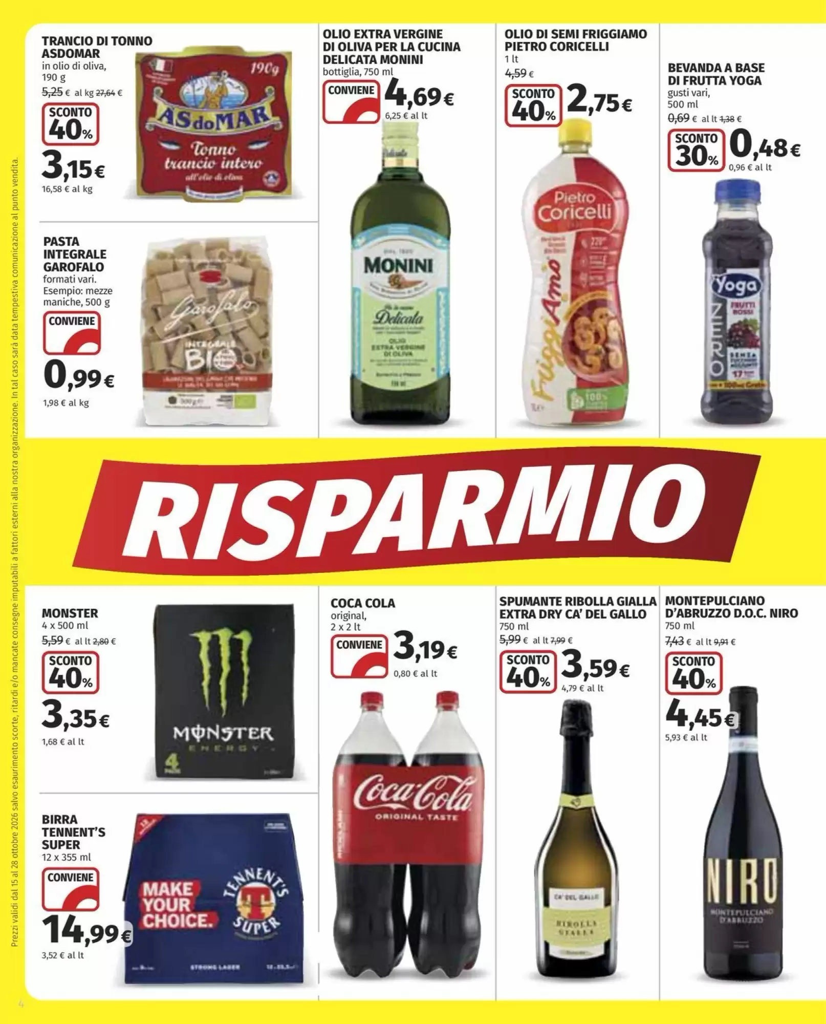 Volantino promozionale Coop Superstore  valide dal 15/10/2026 - Pagina 4.