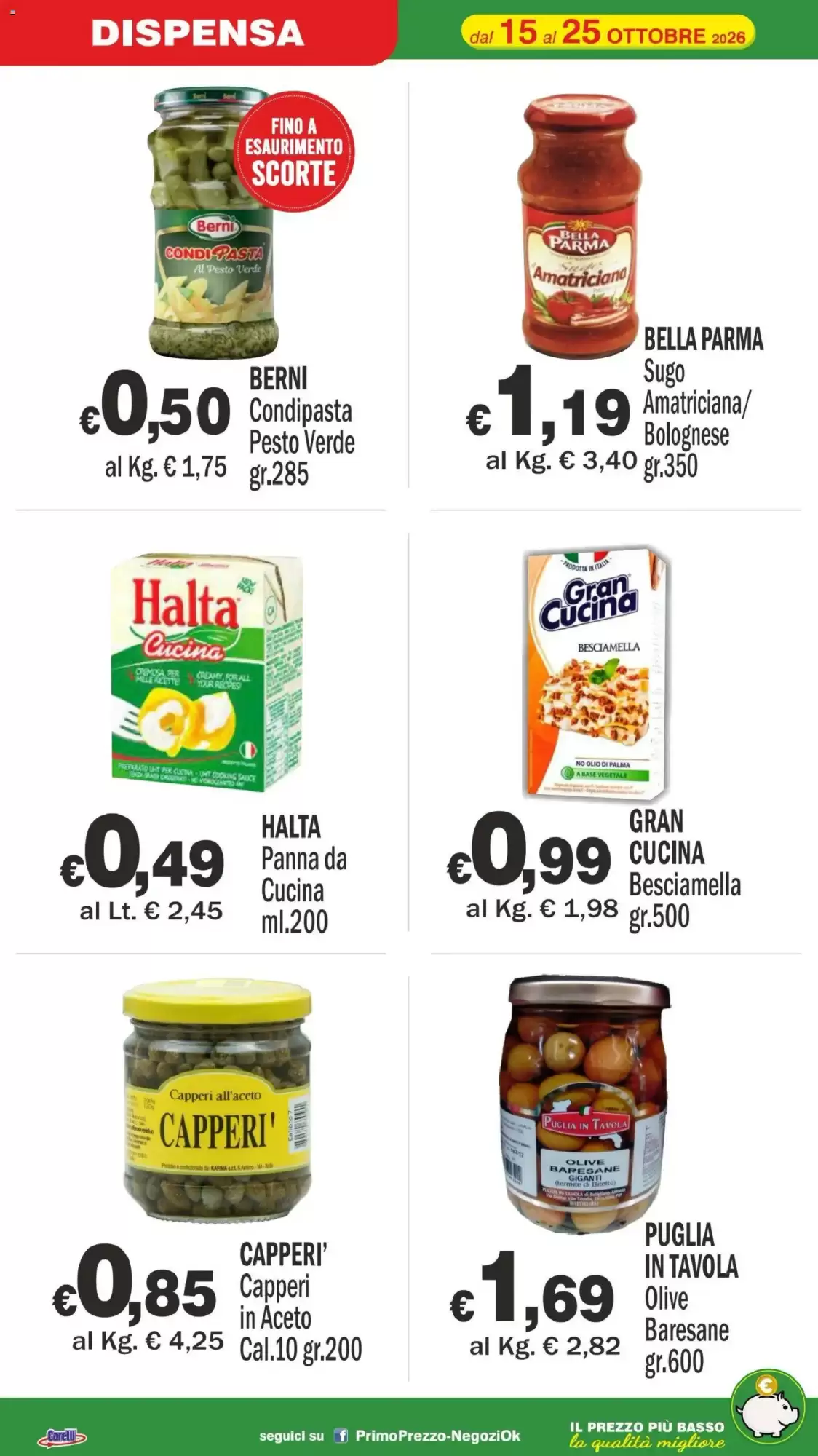 Volantino promozionale Primo Prezzo  valide dal 15/10/2026 - Pagina 10.