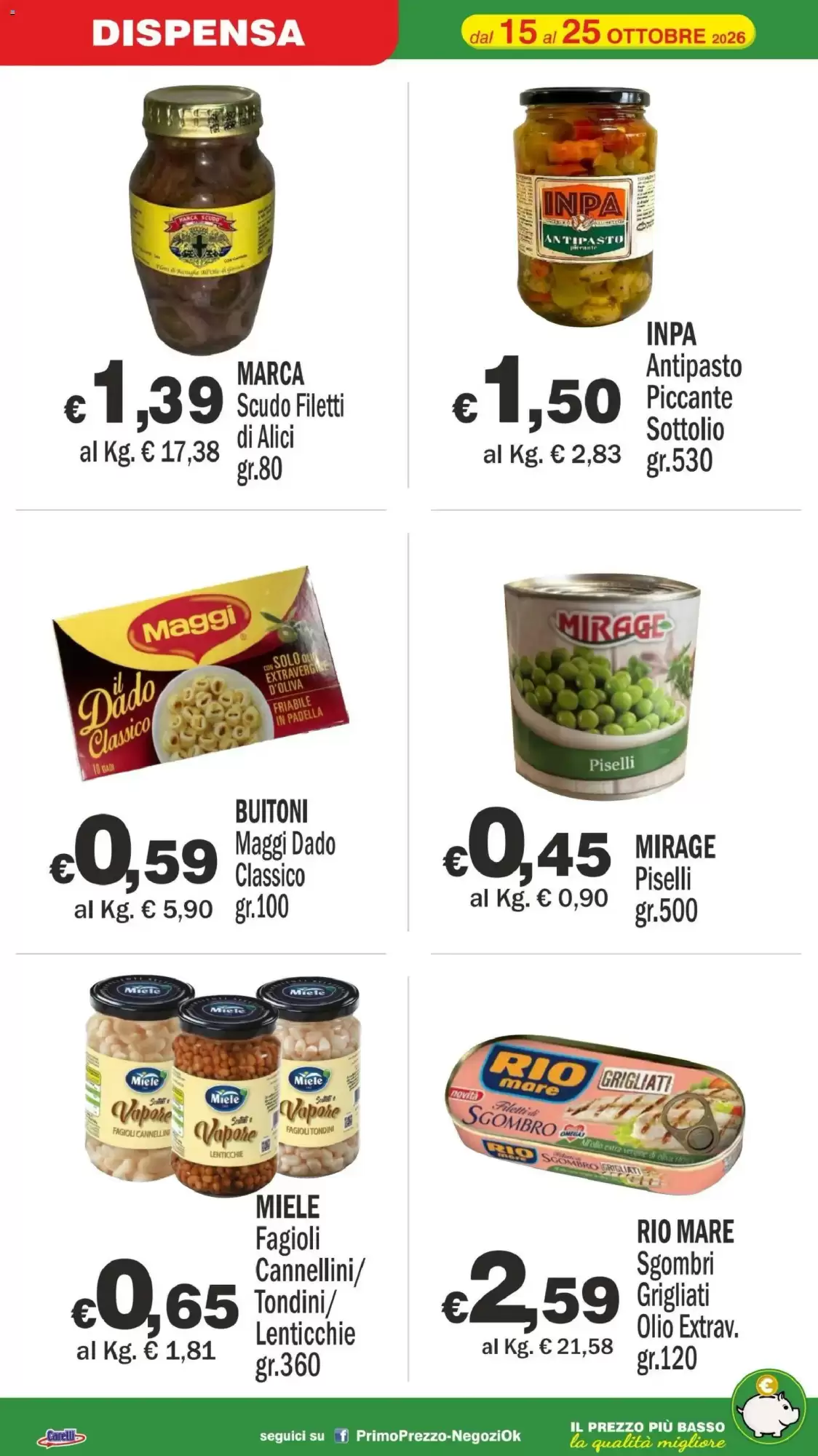 Volantino promozionale Primo Prezzo  valide dal 15/10/2026 - Pagina 11.
