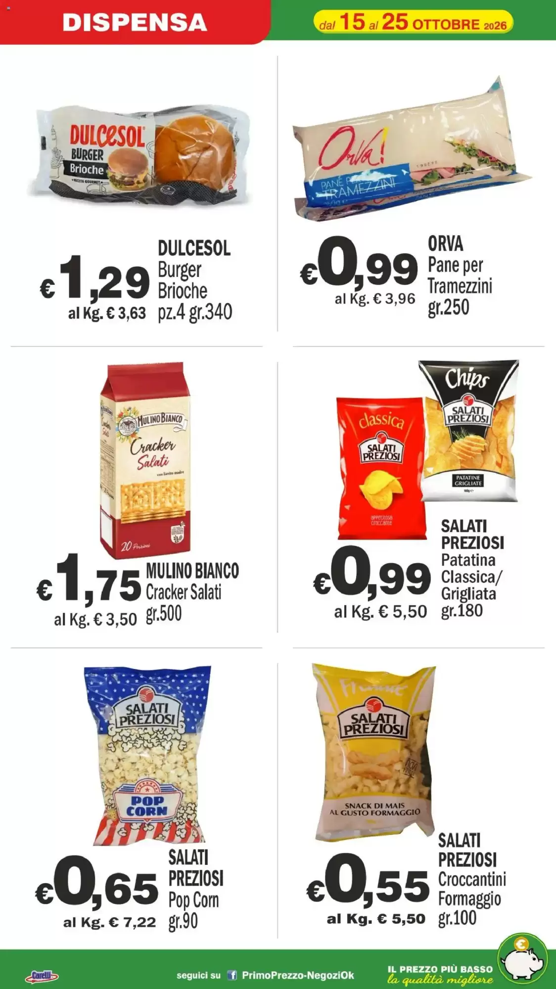 Volantino promozionale Primo Prezzo  valide dal 15/10/2026 - Pagina 14.