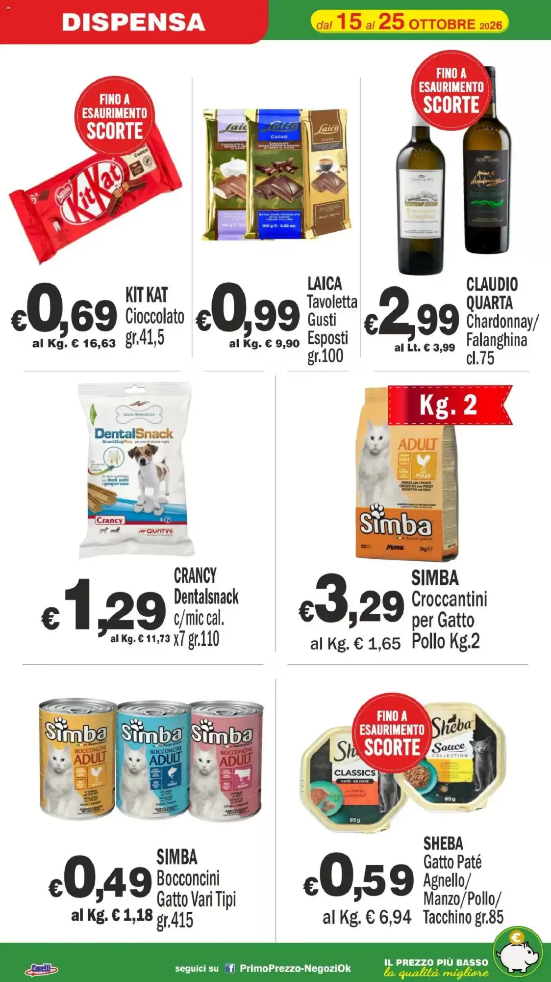 Volantino promozionale Primo Prezzo  valide dal 15/10/2026 - Pagina 19.