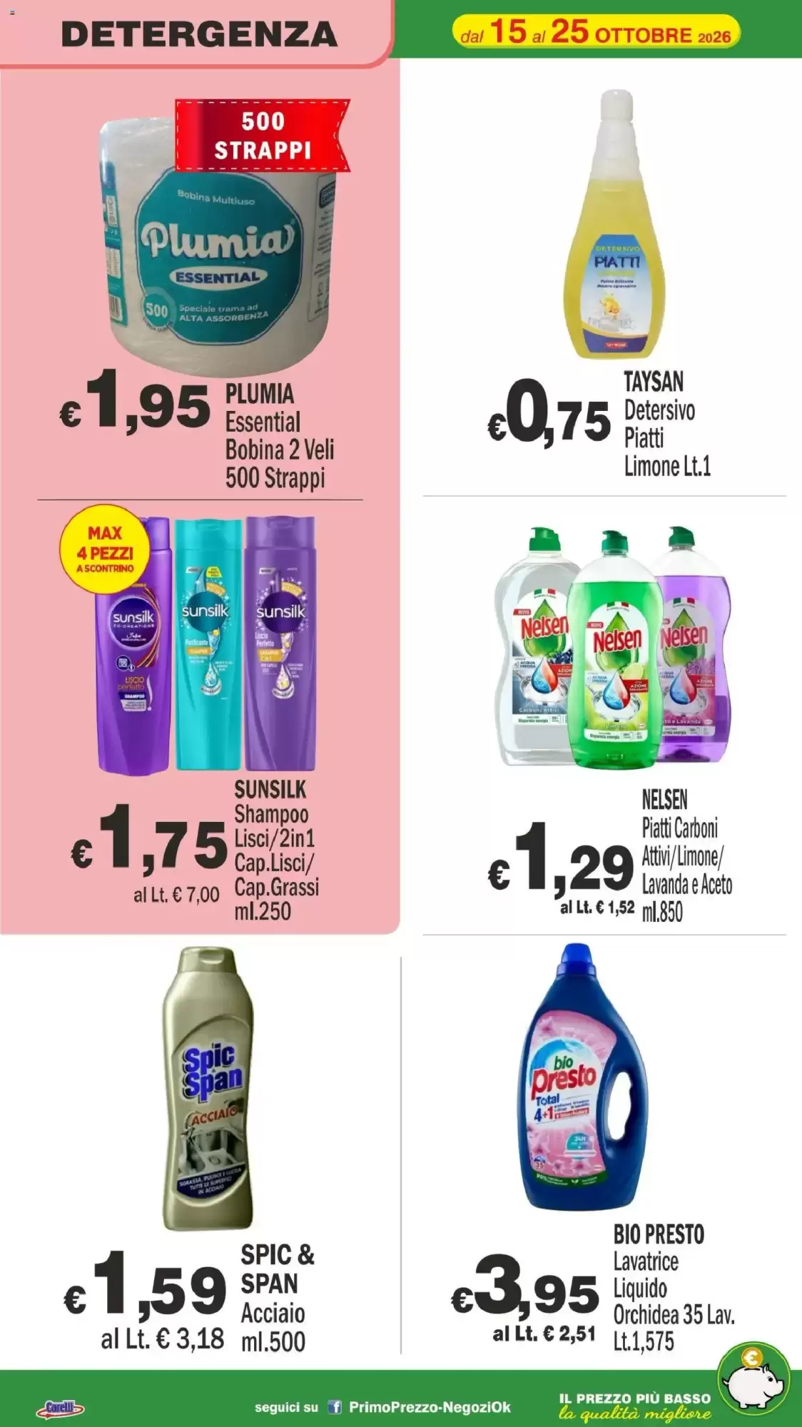 Volantino promozionale Primo Prezzo  valide dal 15/10/2026 - Pagina 22.