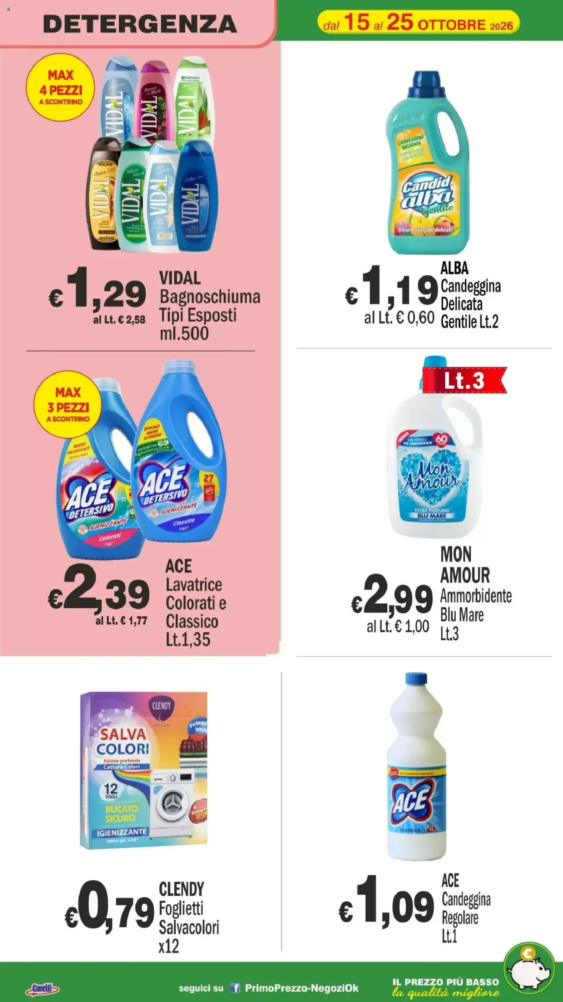 Volantino promozionale Primo Prezzo  valide dal 15/10/2026 - Pagina 23.