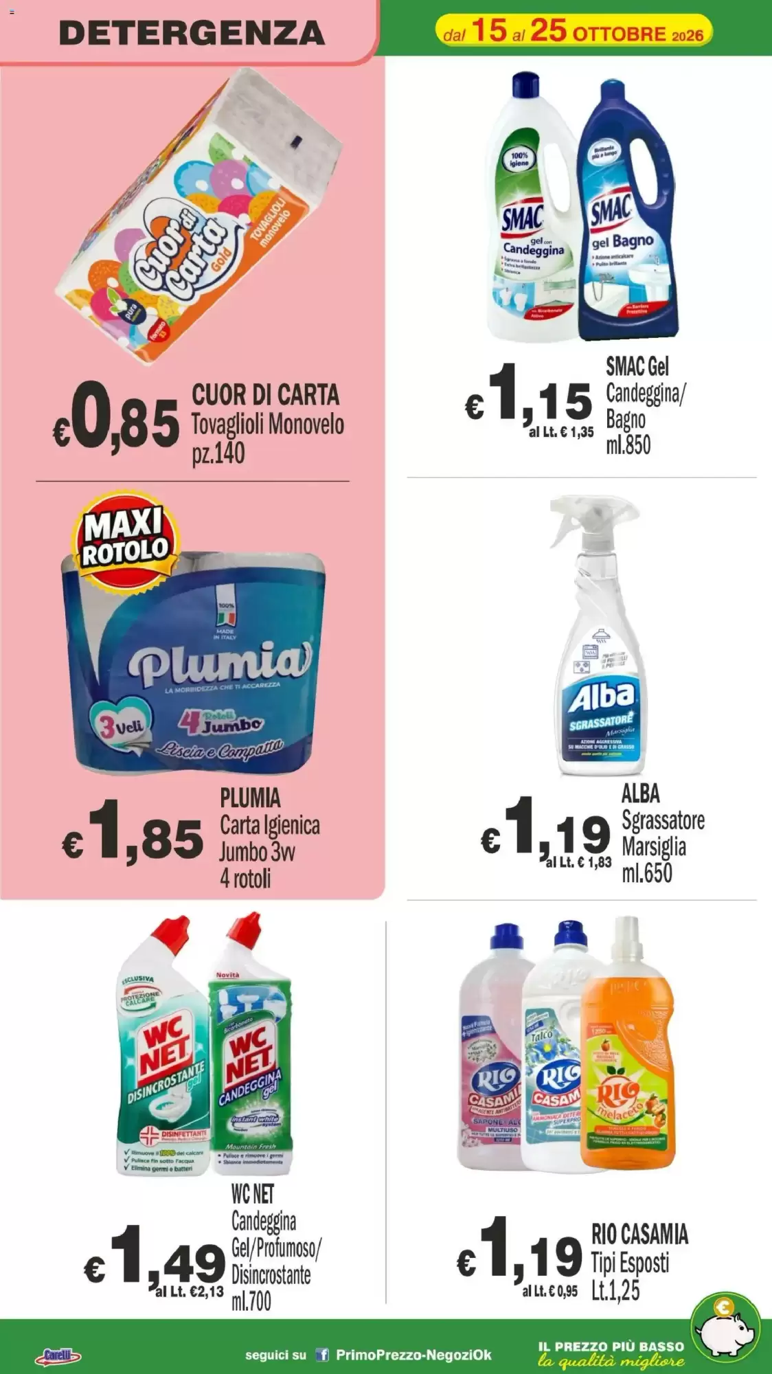 Volantino promozionale Primo Prezzo  valide dal 15/10/2026 - Pagina 24.