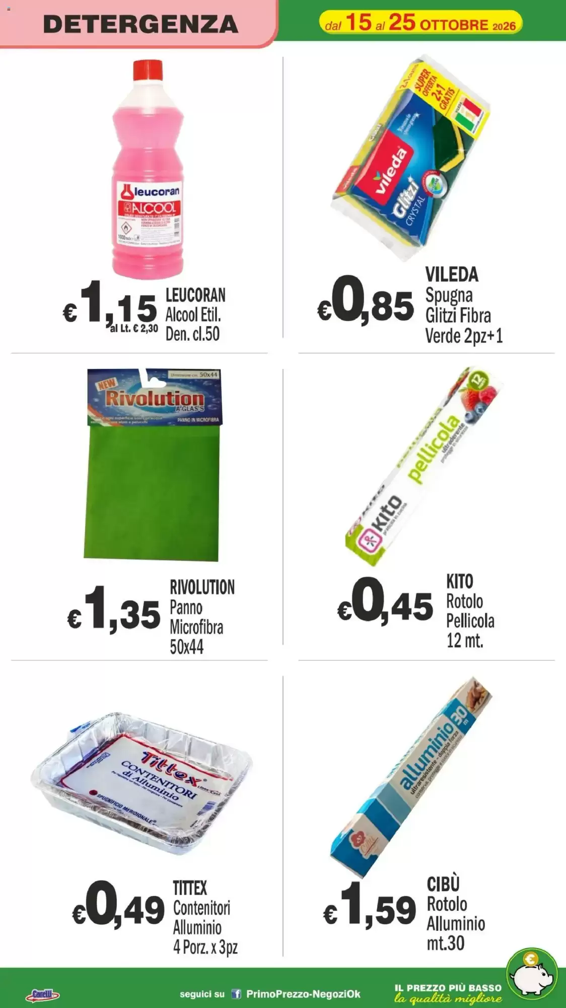 Volantino promozionale Primo Prezzo  valide dal 15/10/2026 - Pagina 25.