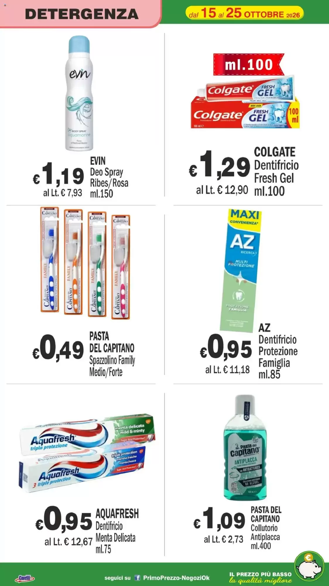 Volantino promozionale Primo Prezzo  valide dal 15/10/2026 - Pagina 28.