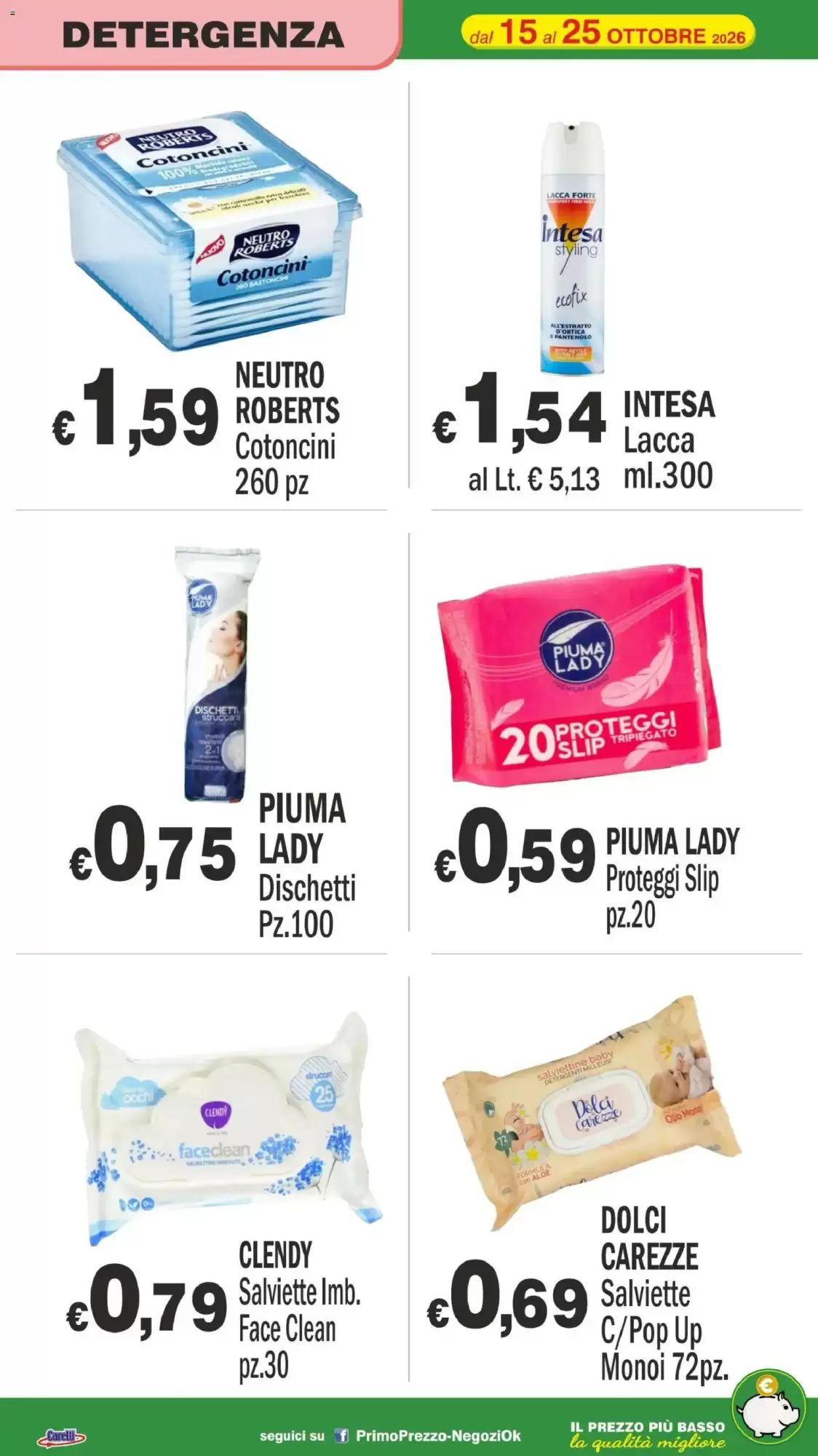 Volantino promozionale Primo Prezzo  valide dal 15/10/2026 - Pagina 29.