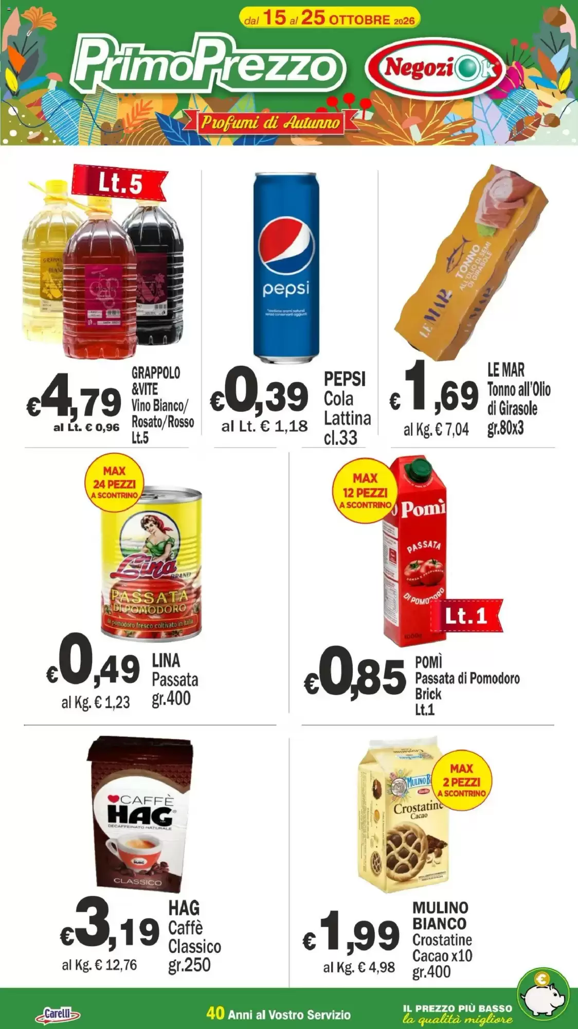 Volantino promozionale Primo Prezzo  valide dal 15/10/2026 - Pagina 3.