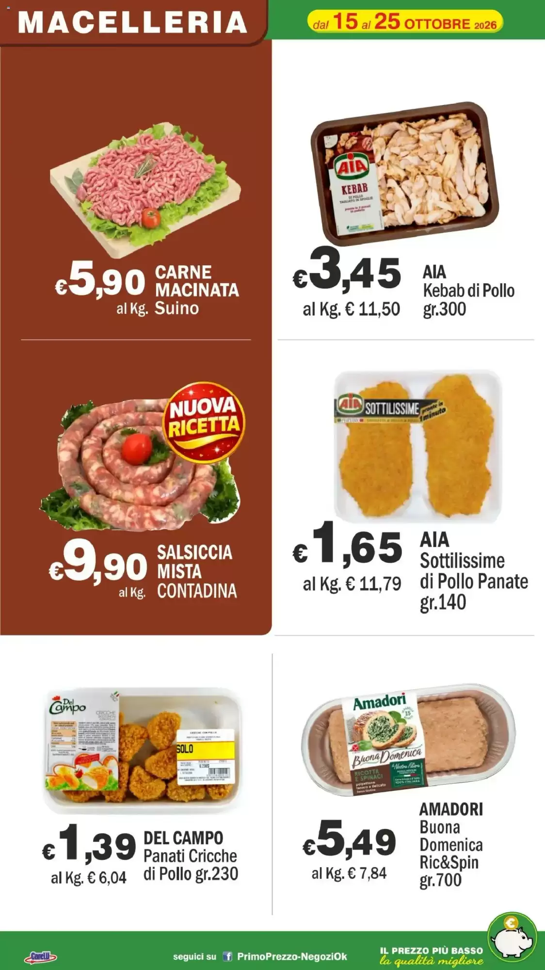 Volantino promozionale Primo Prezzo  valide dal 15/10/2026 - Pagina 38.