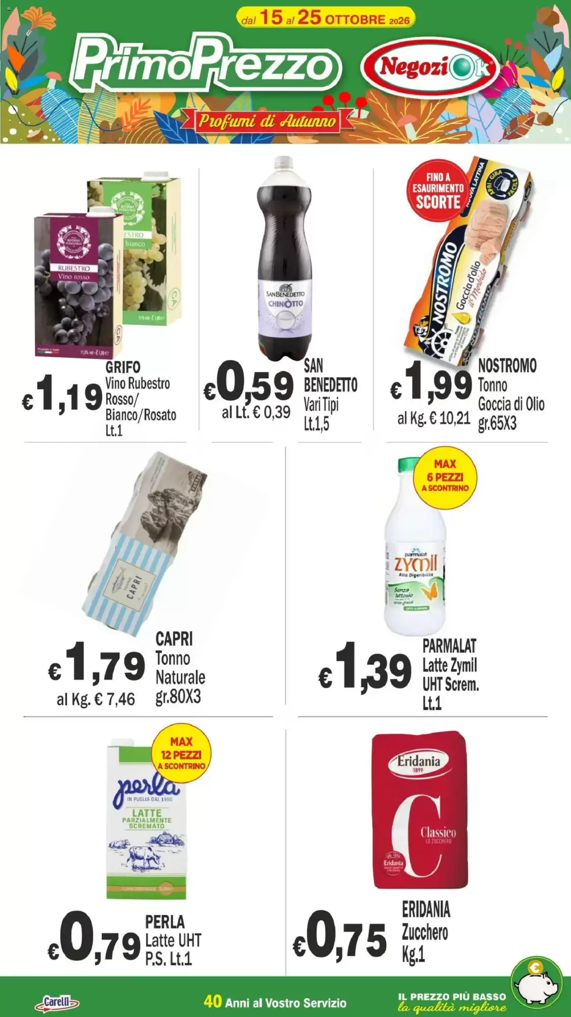 Volantino promozionale Primo Prezzo  valide dal 15/10/2026 - Pagina 4.